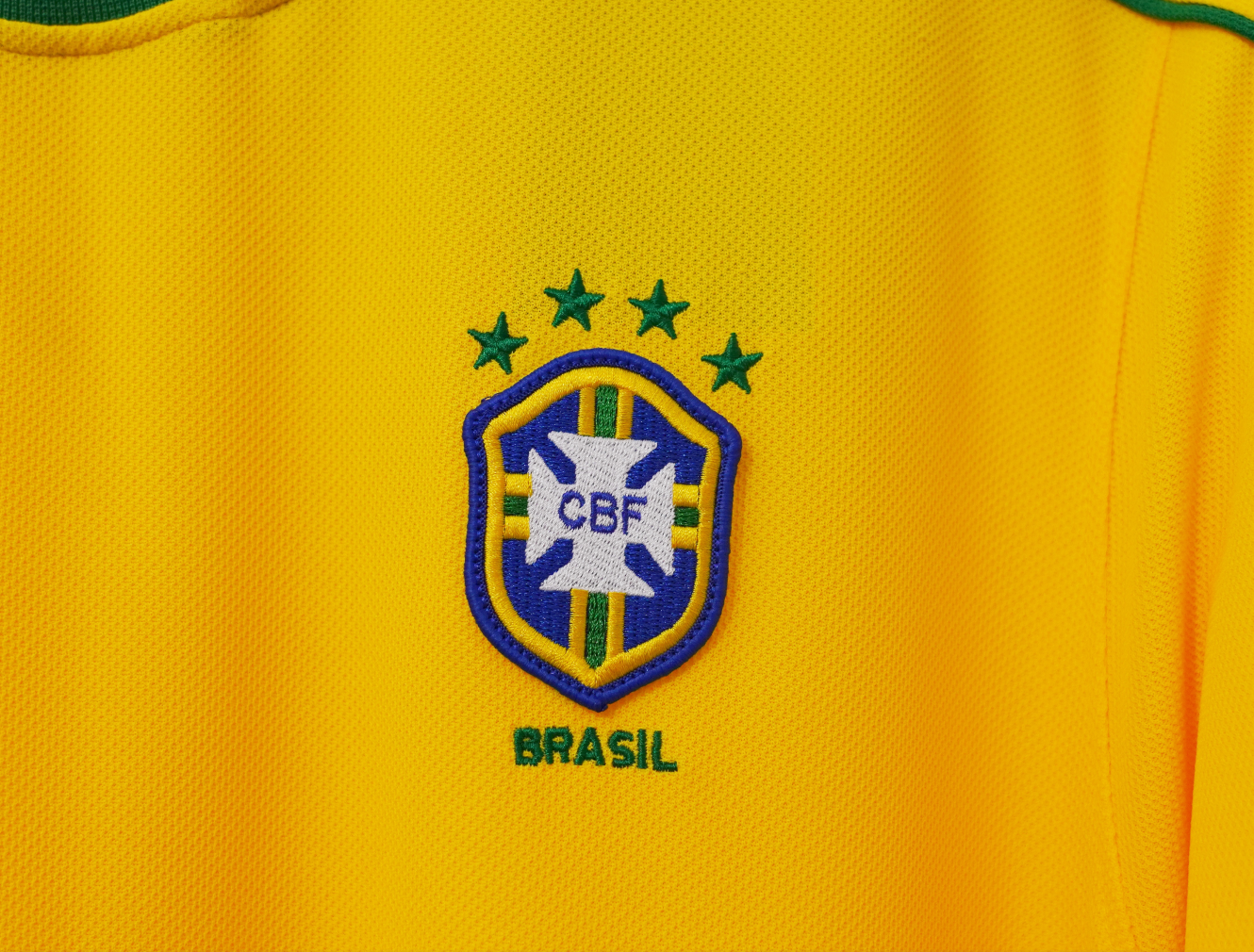 Retro Brazil 1998 Home Kit S-4XL