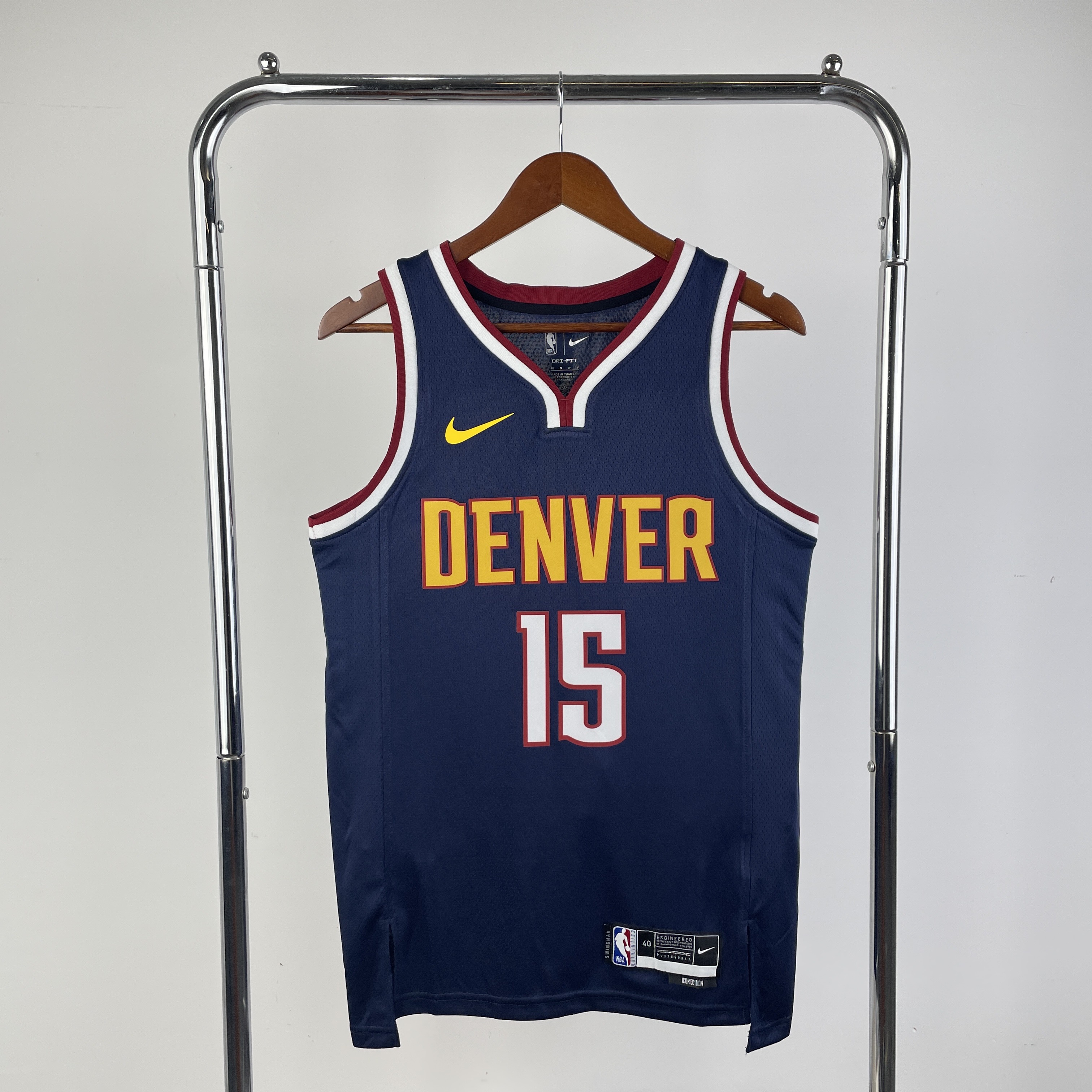 23 Season Denver Nuggets Purplish Blue  No.15 Joki?