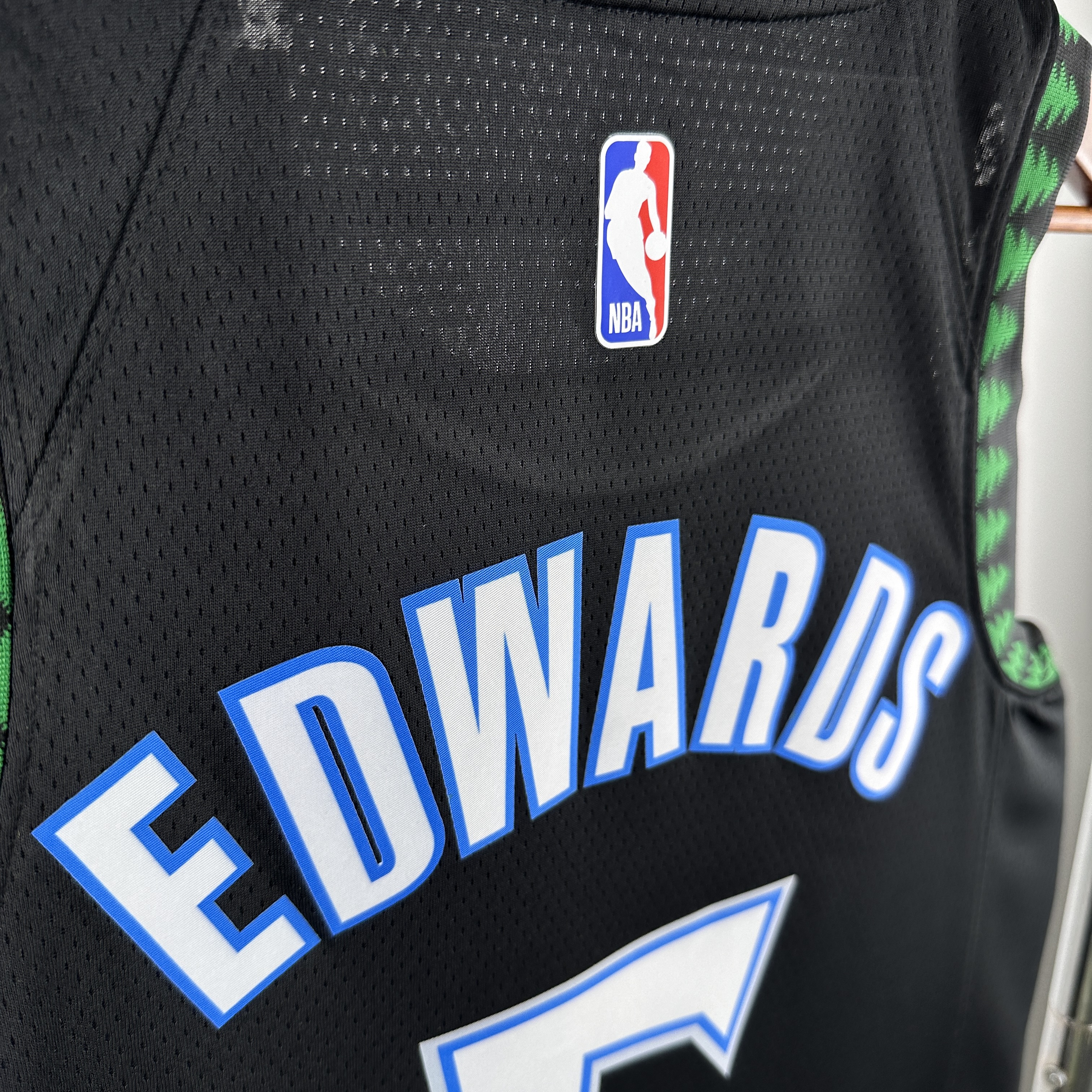 18 Season MINNESOTA TIMBERWOLVES BLACK  NO.5 EDWARDS