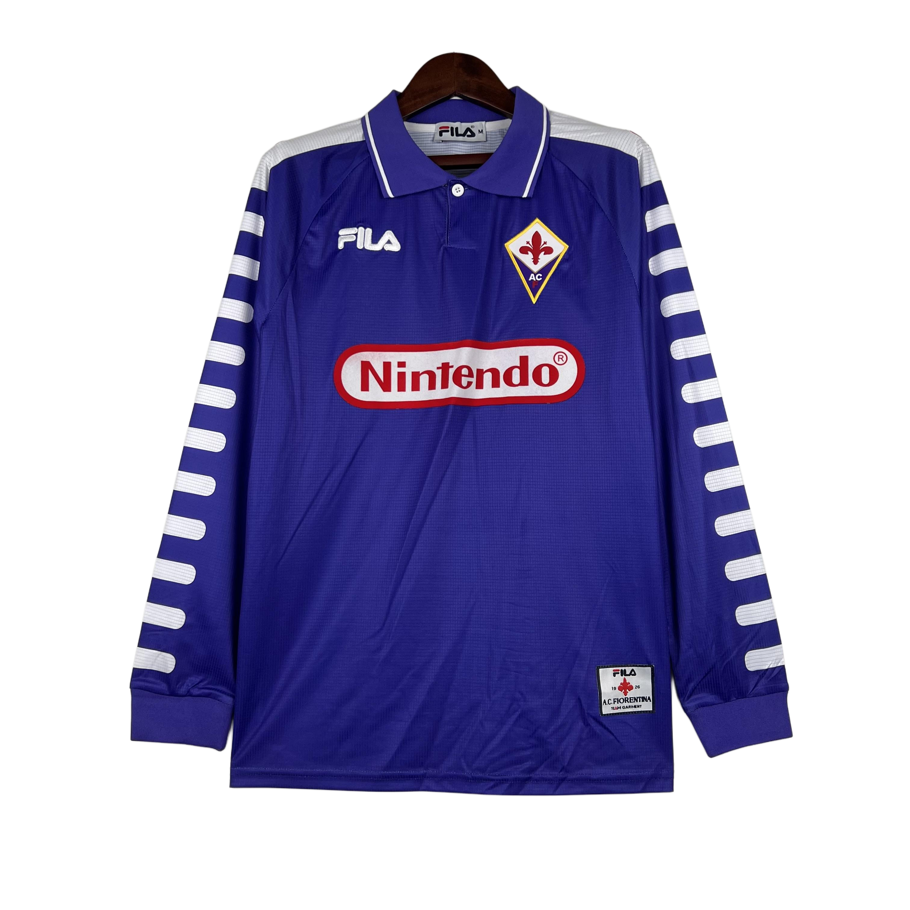 Fiorentina 1998/99 Home Kit long sleeves Size:S~XXL