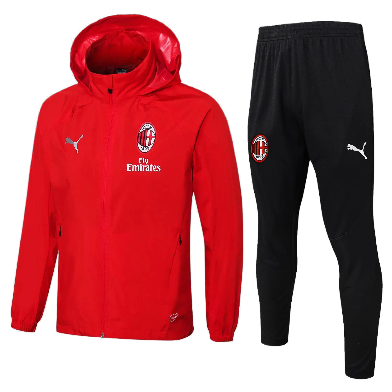 2425 AC Milan half zipper hoodie Training suit G273 Windbreaker