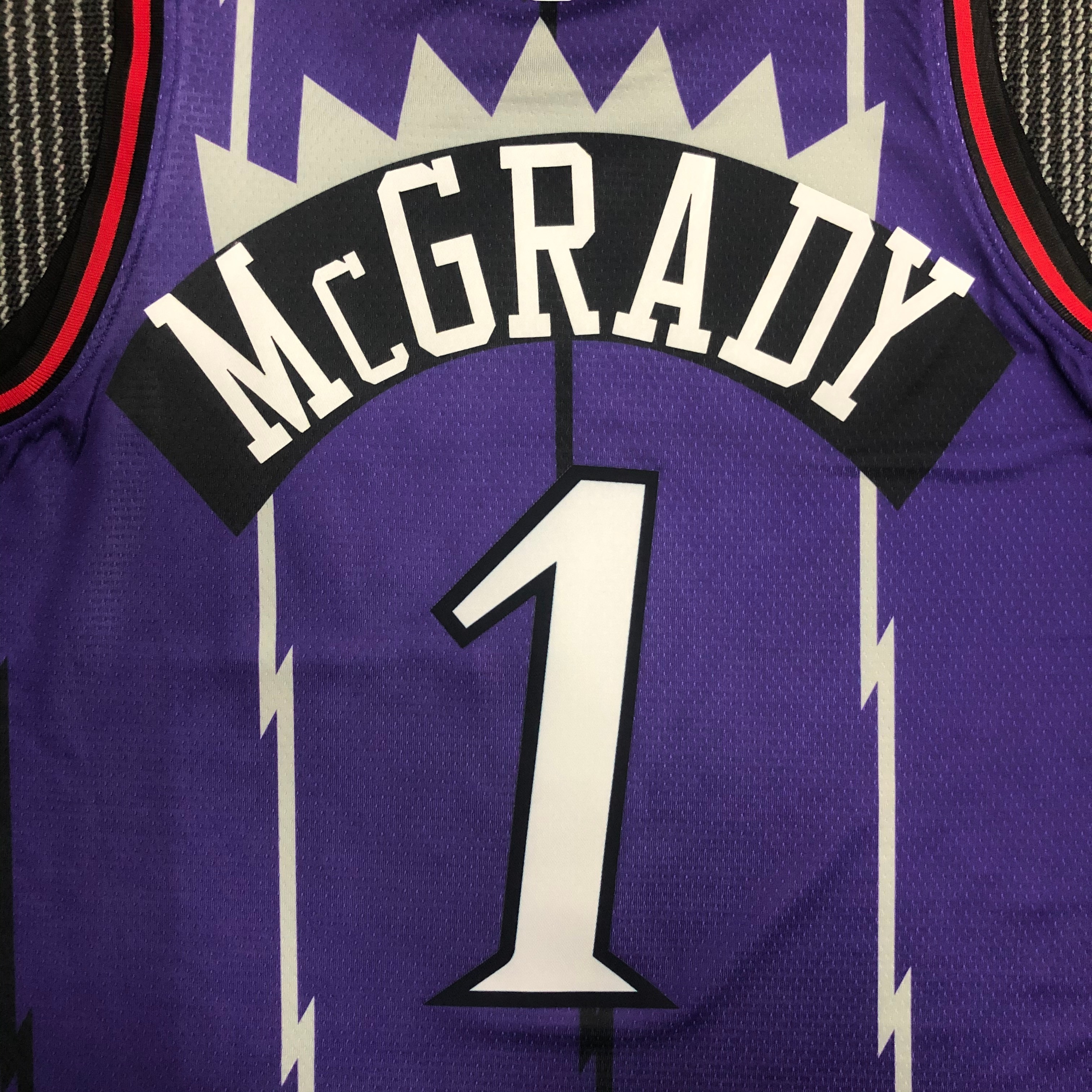 Toronto Raptors Purple  No.1 McGrady