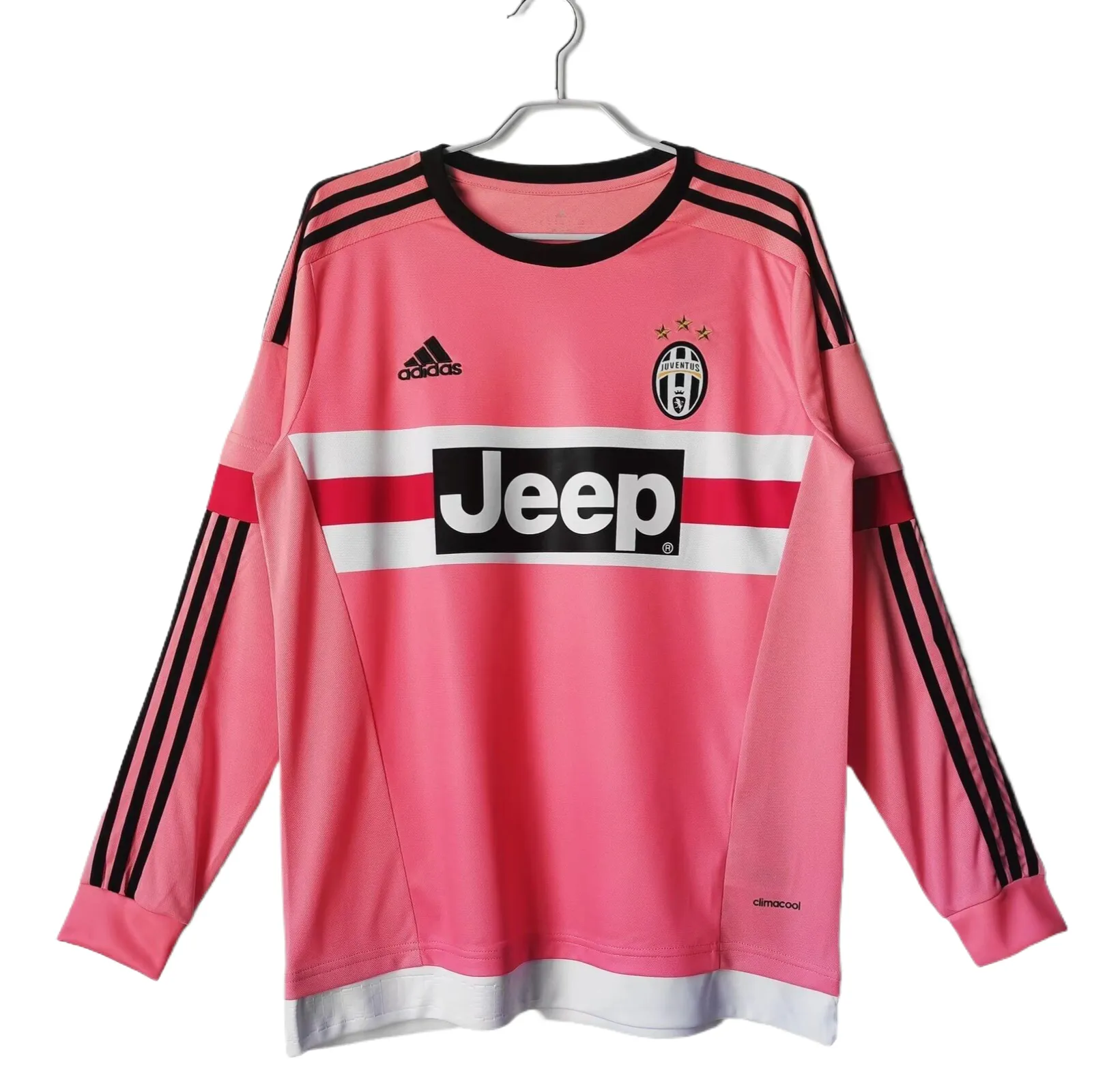 Retro  Juventus 2015/16 Away Long Sleeves Pink