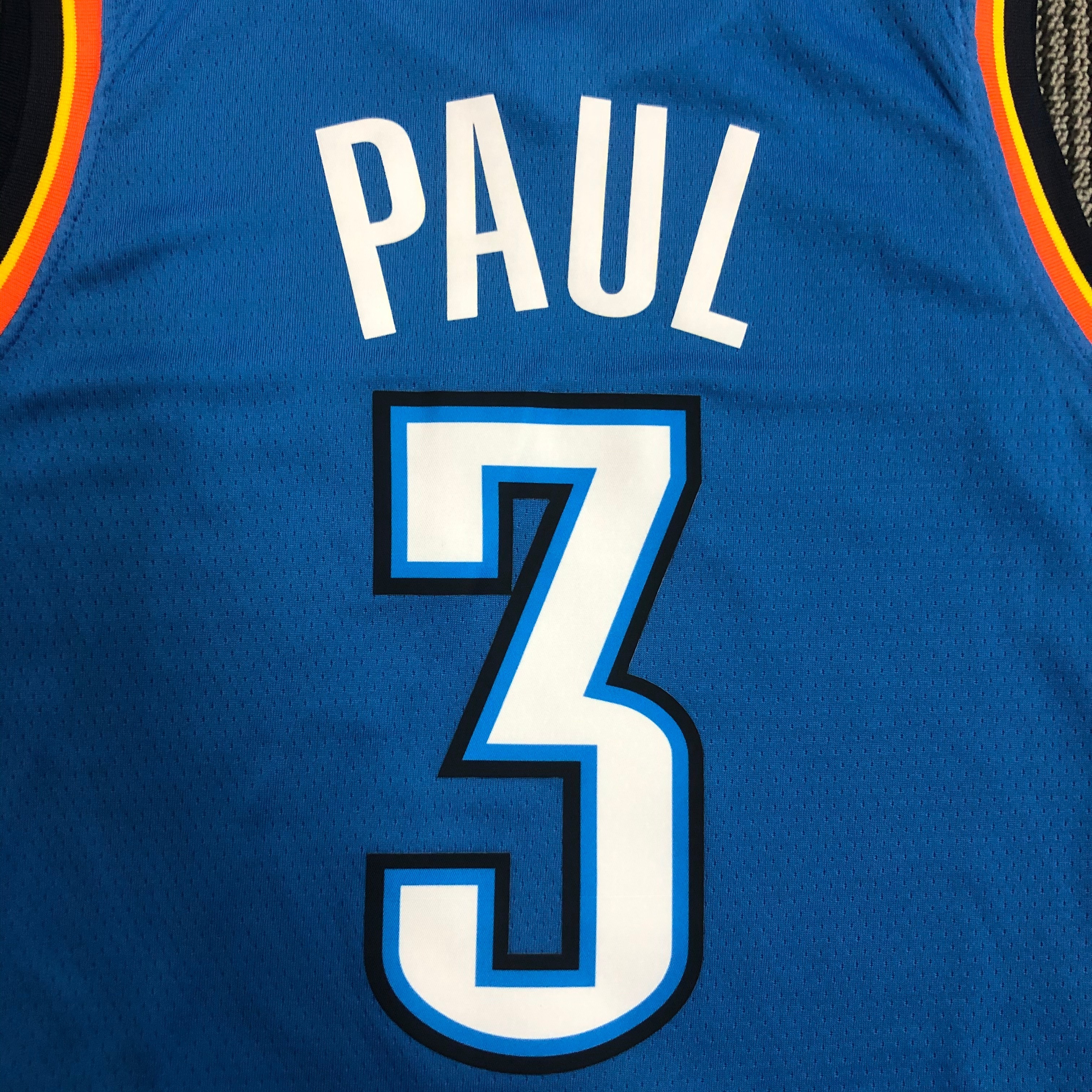 Oklahoma City Thunder Blue  No.3 Paul
