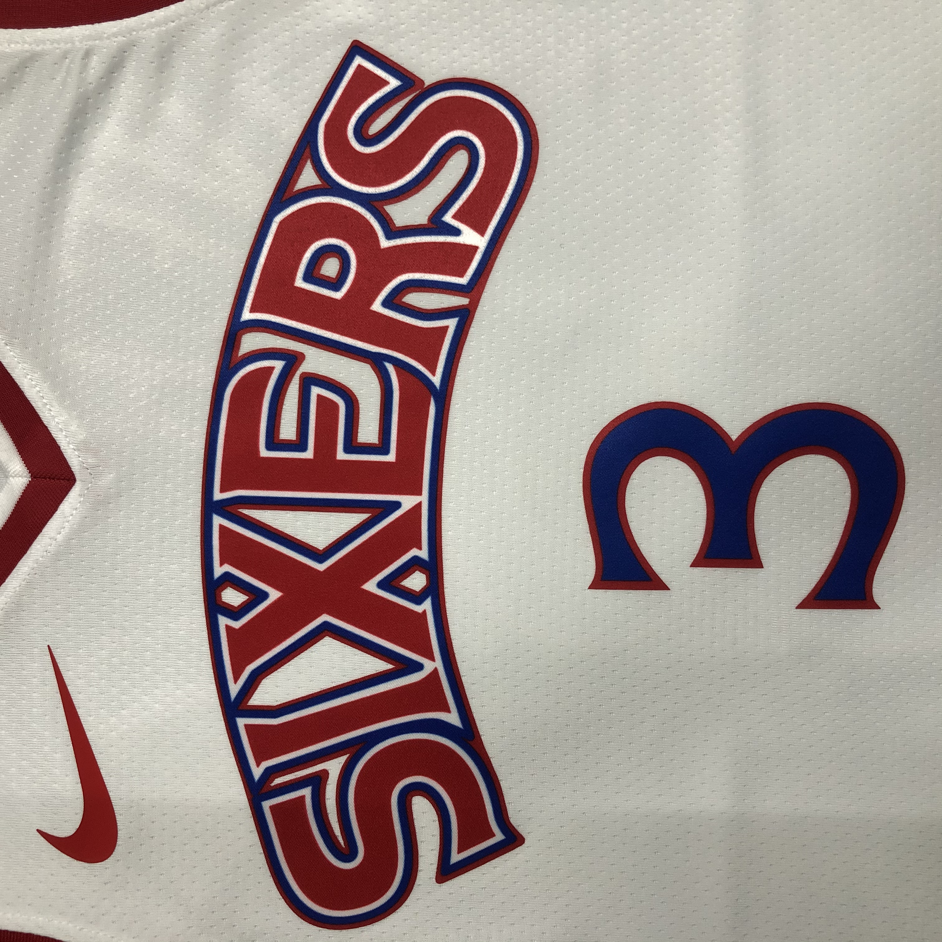 Philadelphia 76ers  #3 White