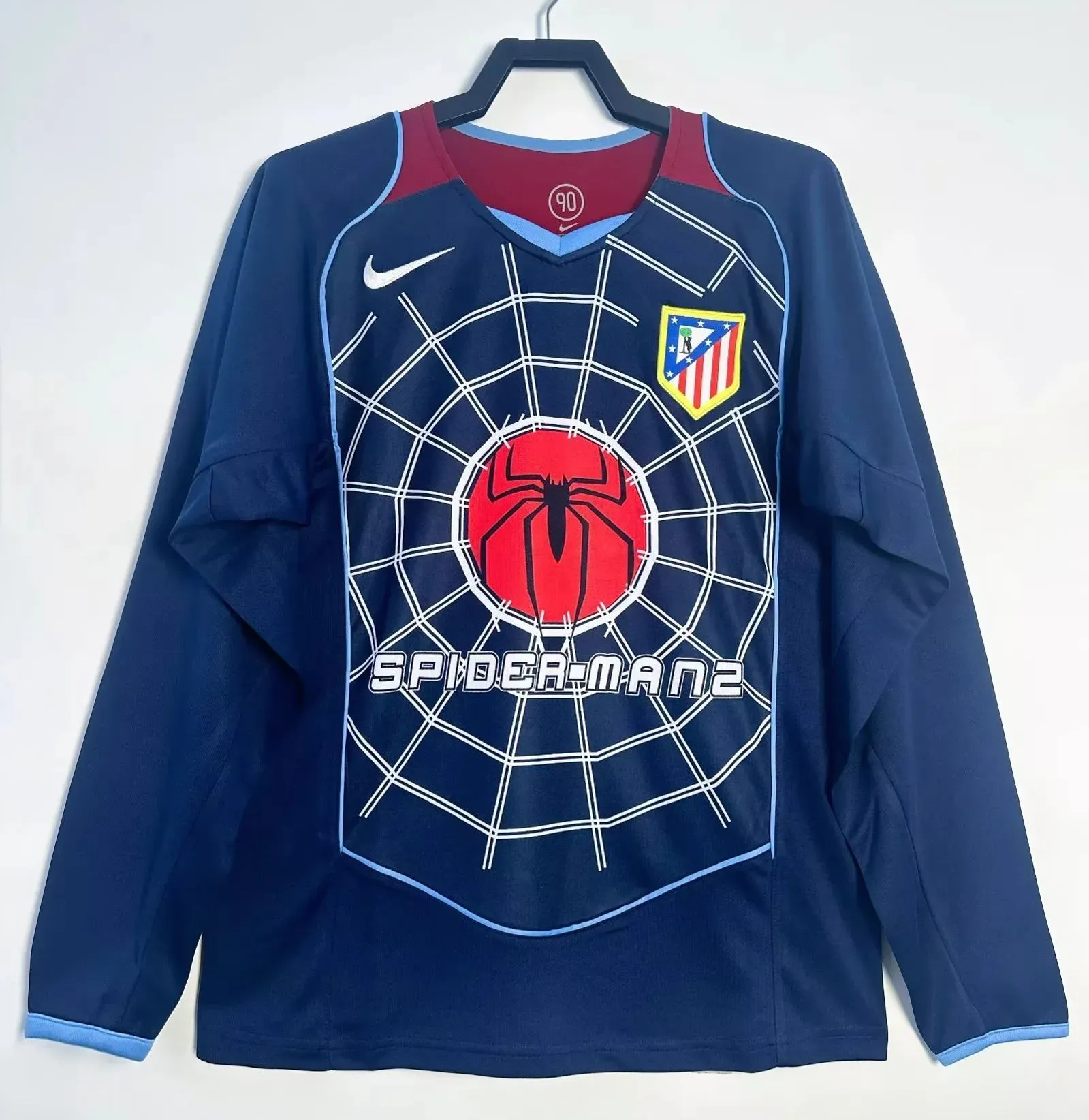 Retro 04/05 Atletico Madrid Away Long Sleeves S-XXL