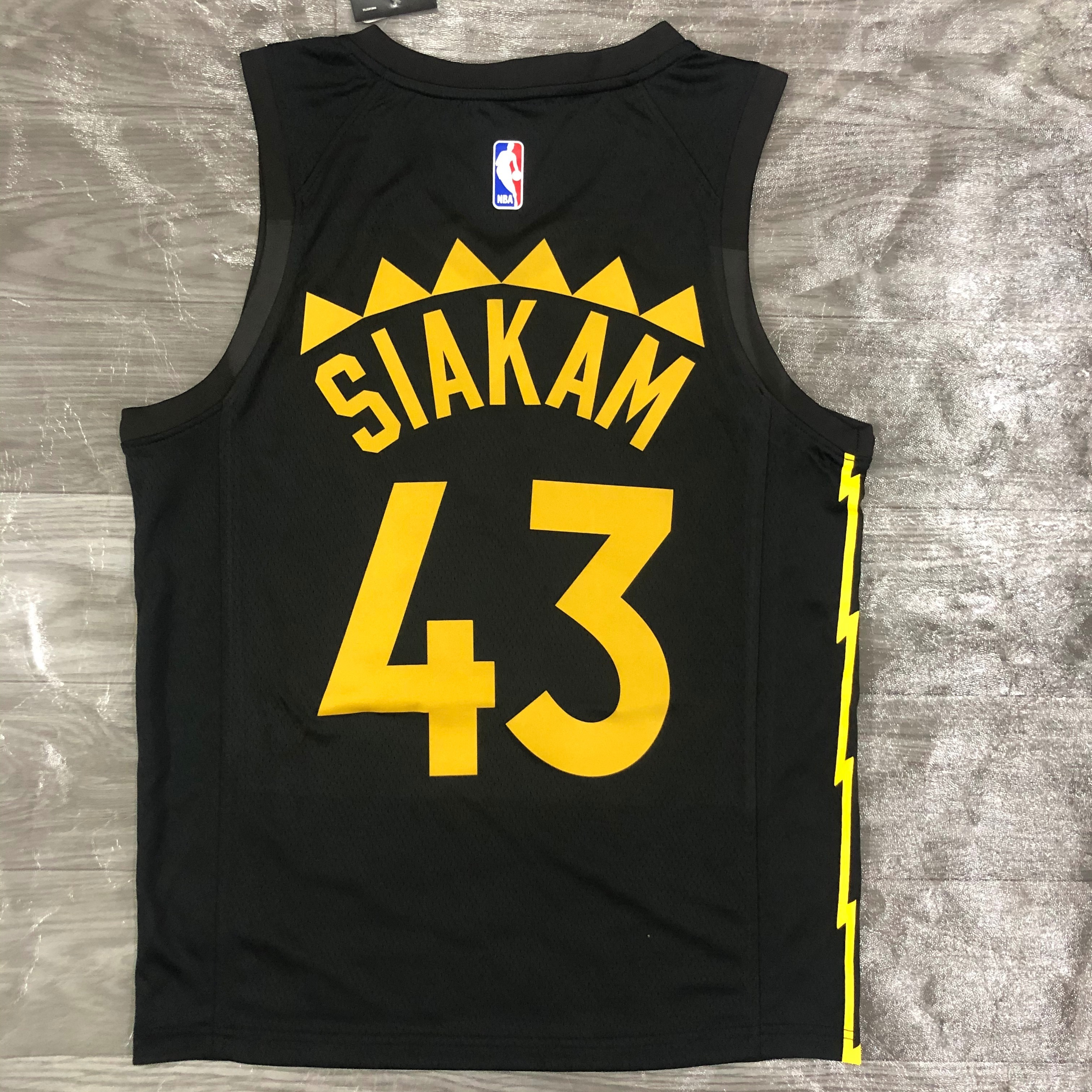 21 Season Toronto Raptors Black  No.43 Siakam
