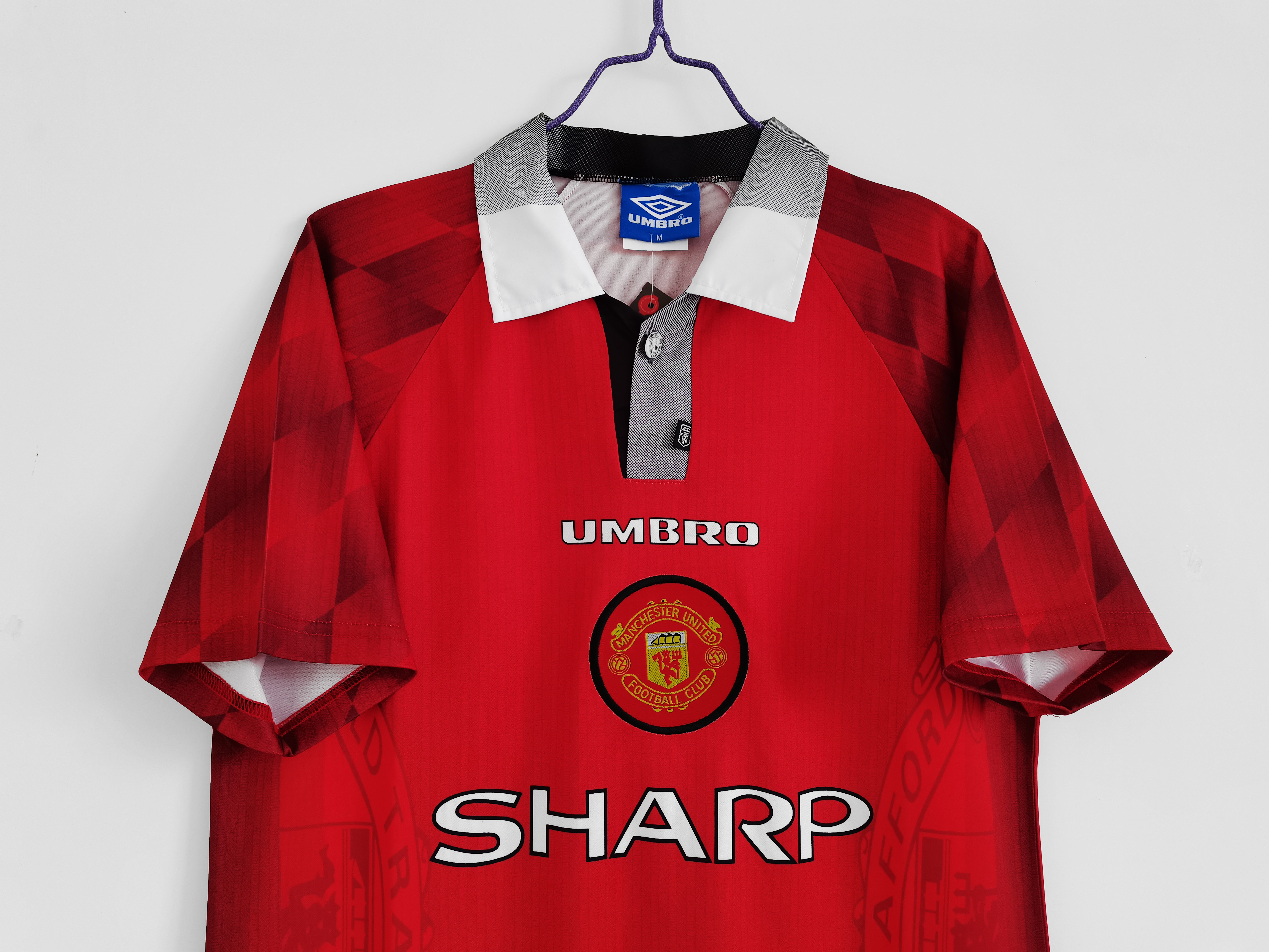 Retro Manchester United 96/97 Home-Vermelho