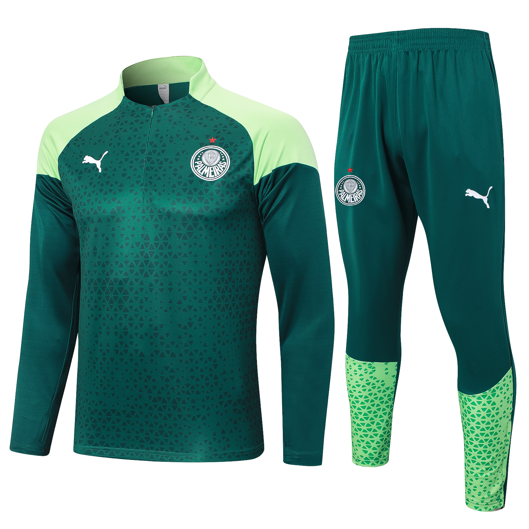 Palmeiras Half Zipper Training Suit B850