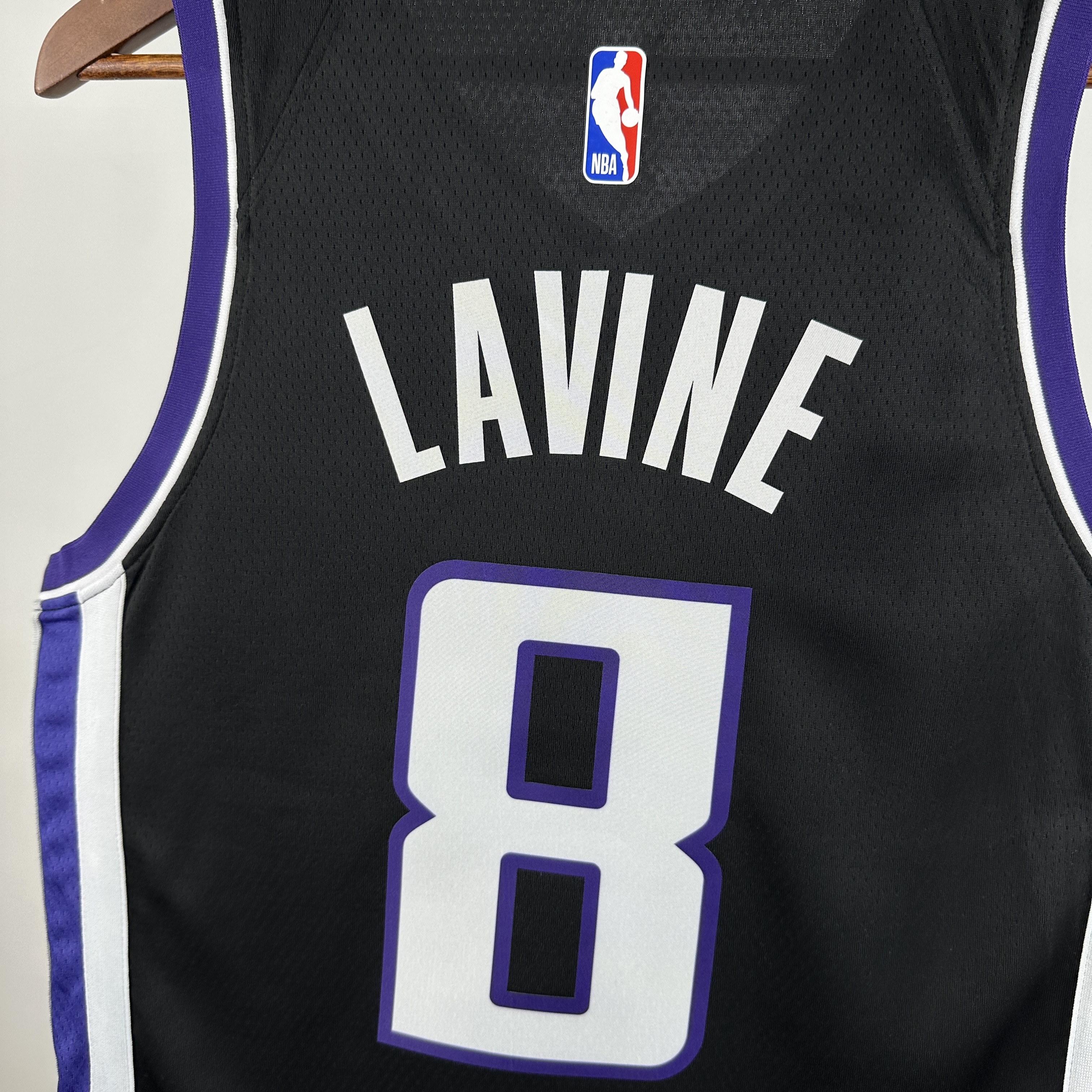 24 SEASON SACRAMENTO KINGS Away Black  #8 Lavine