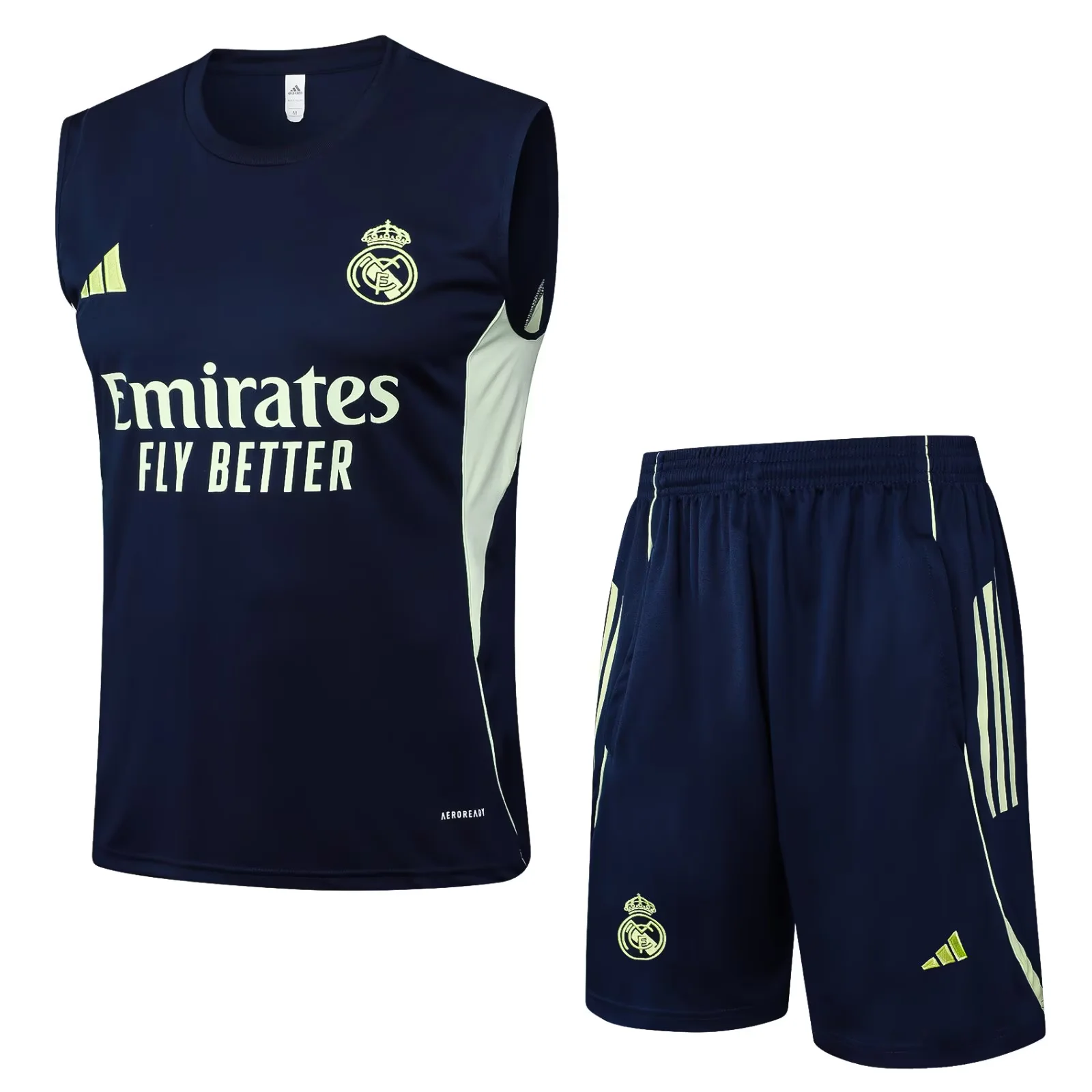 2526 Real Madrid Sleevesless Training Suit D2562