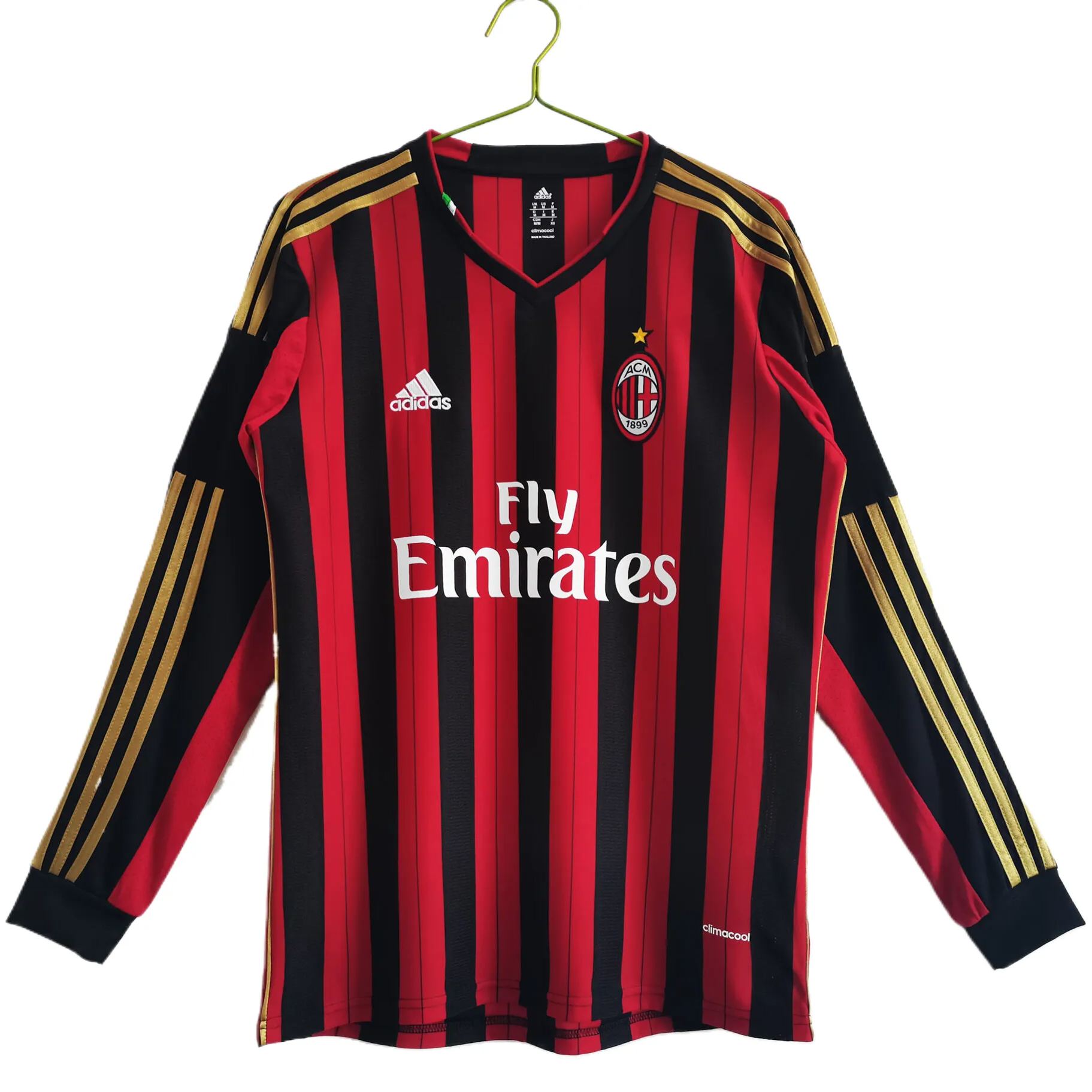 Retro 13/14 AC Milan Home Long Sleeves