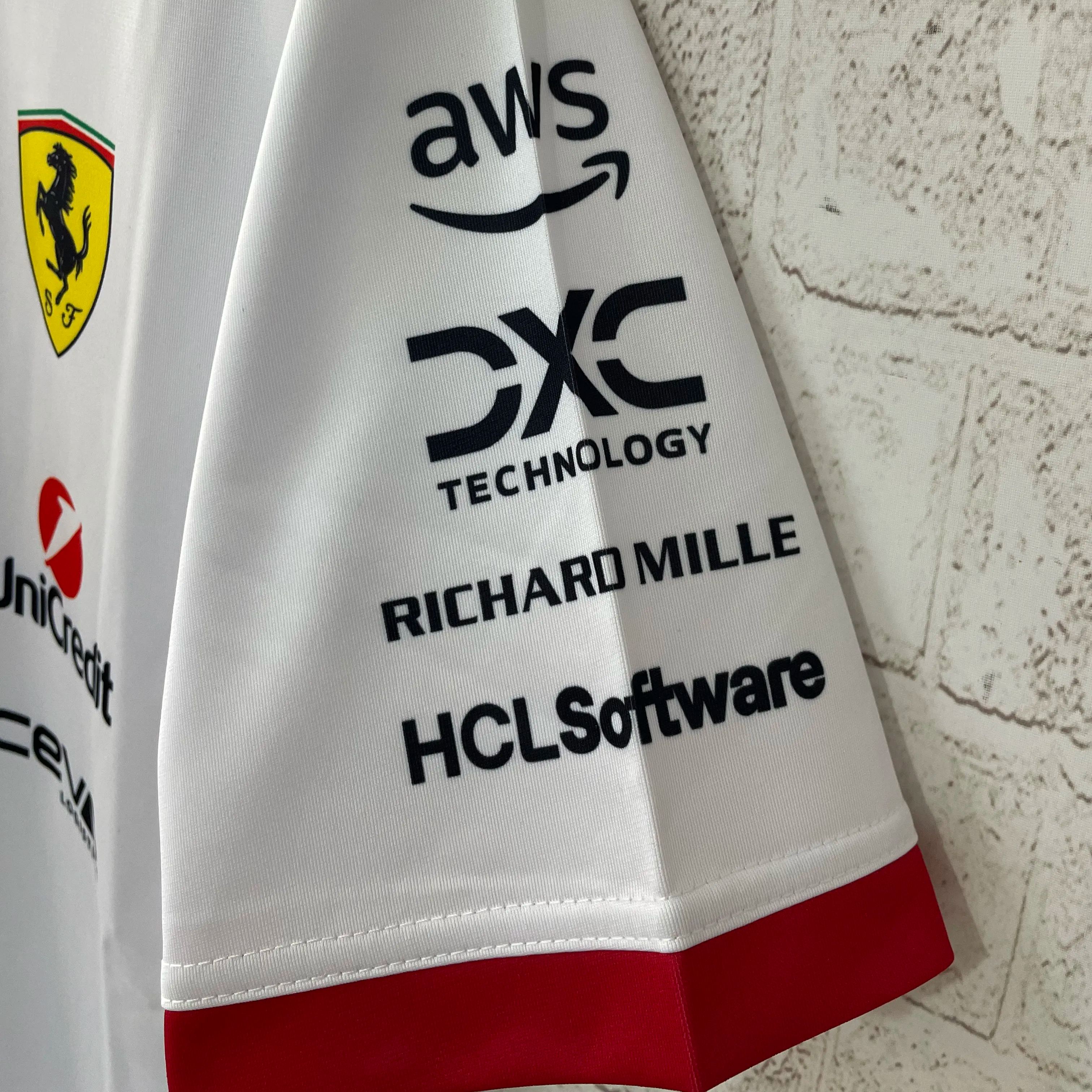 2025 F1 Ferrariα White S-5XL