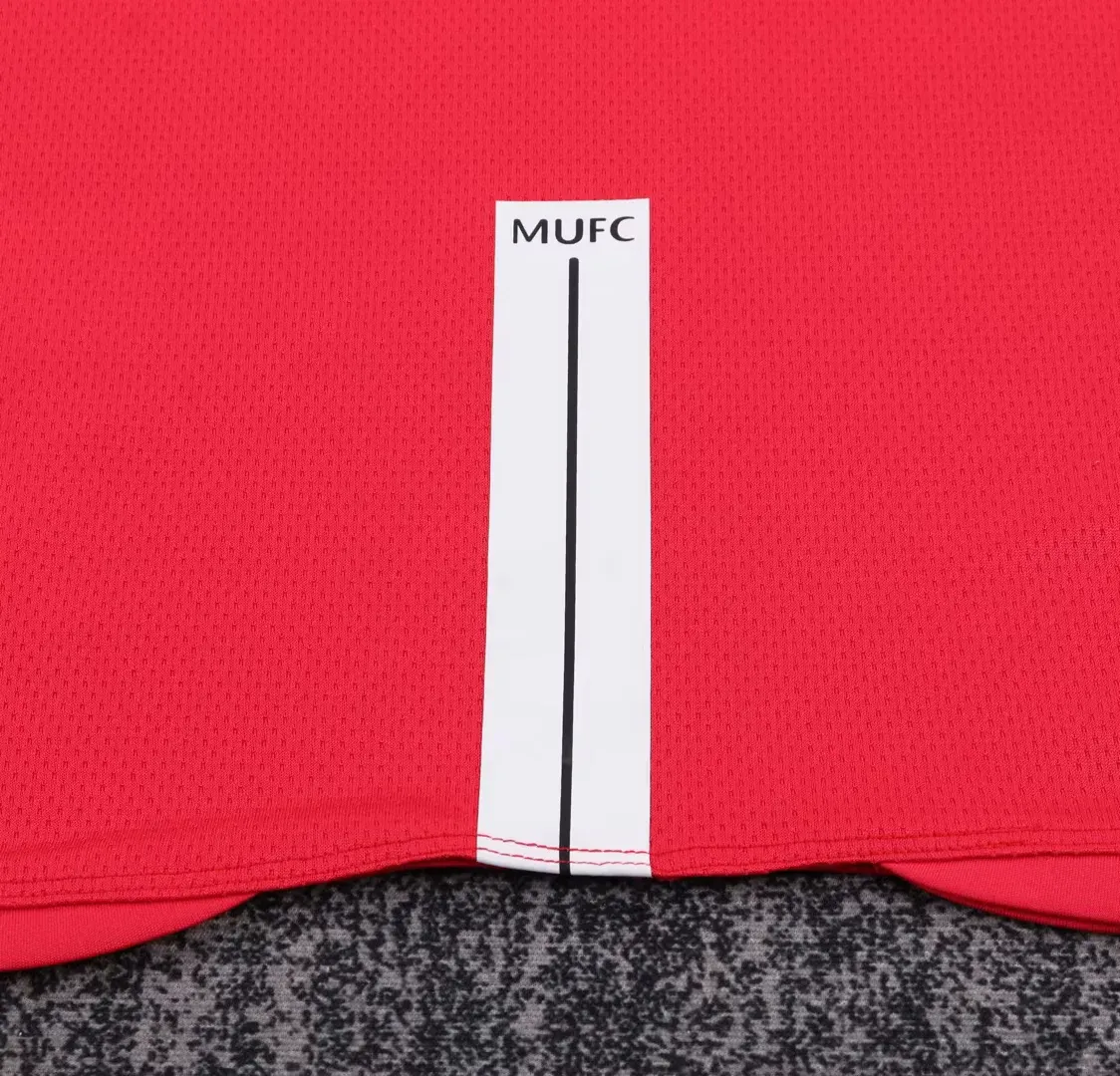 Kids Retro Manchester united 07/08 Home Kit Long Sleeves 16-28