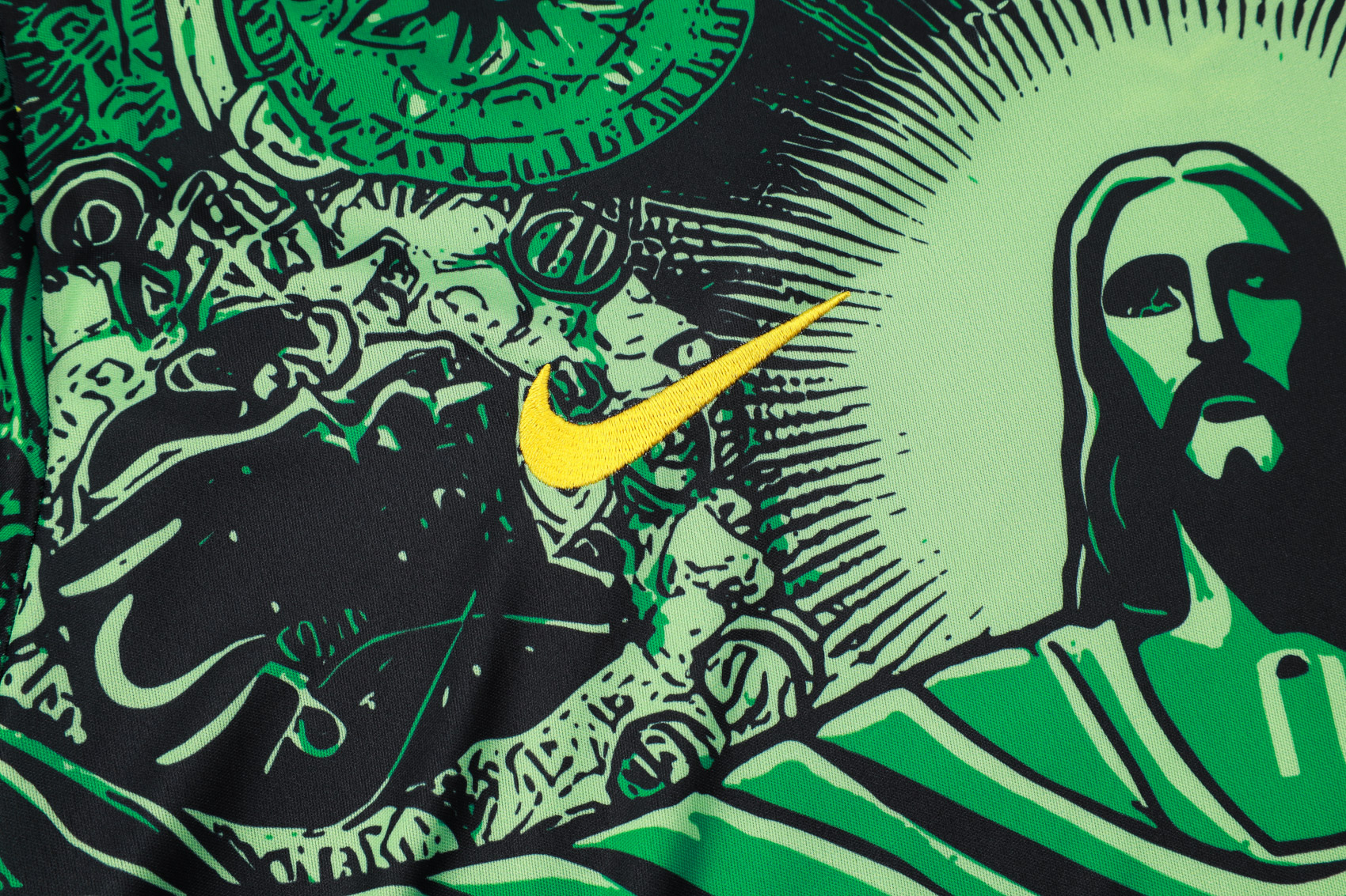 Brasil 2425 Short Sleeves Training Suit Green S-XXL