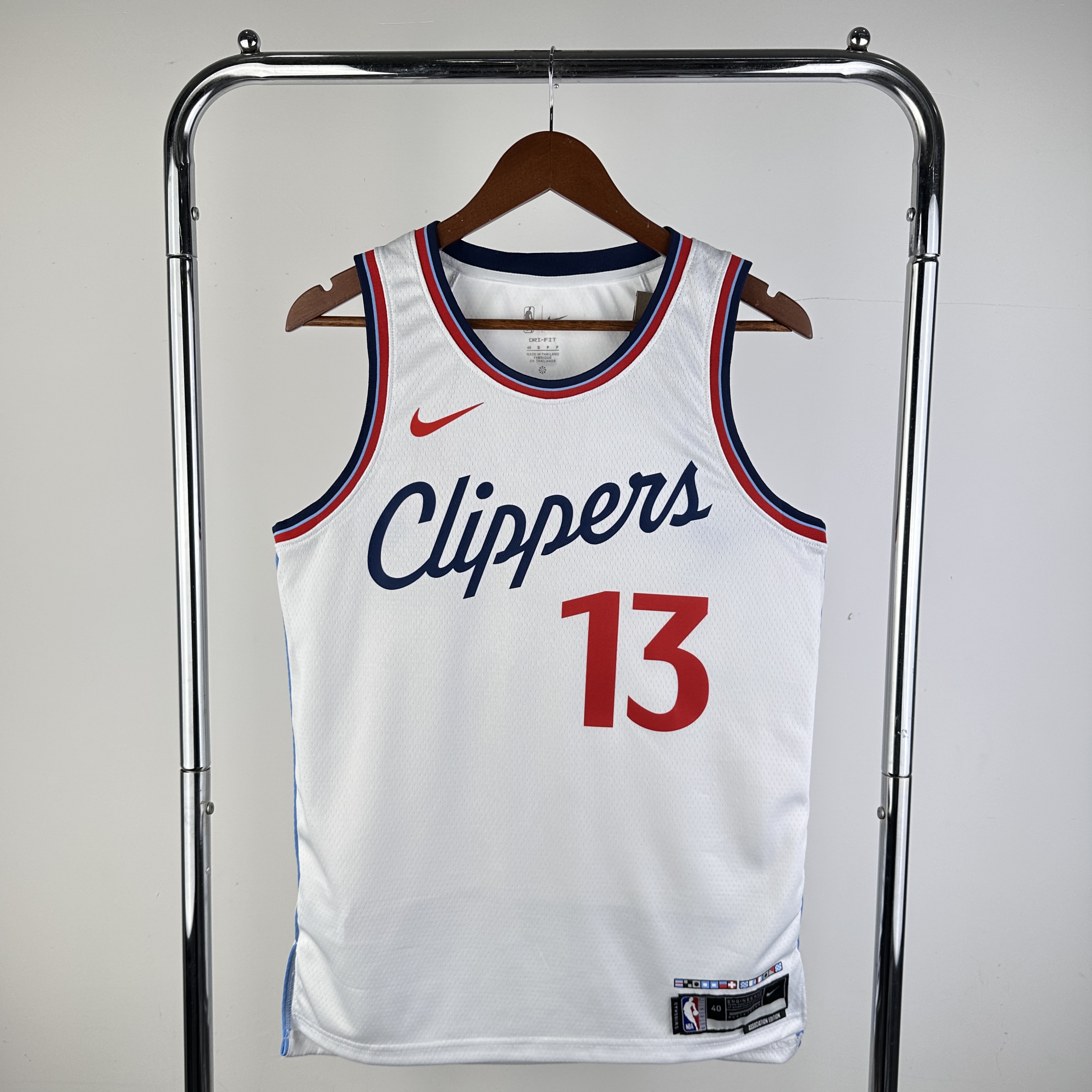 24/25 Season Los Angeles Clippers Home White  No.13 George