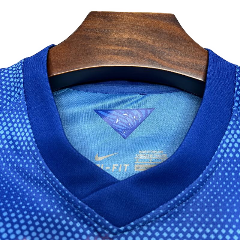 Retro  Brazil 2014 Away Blue