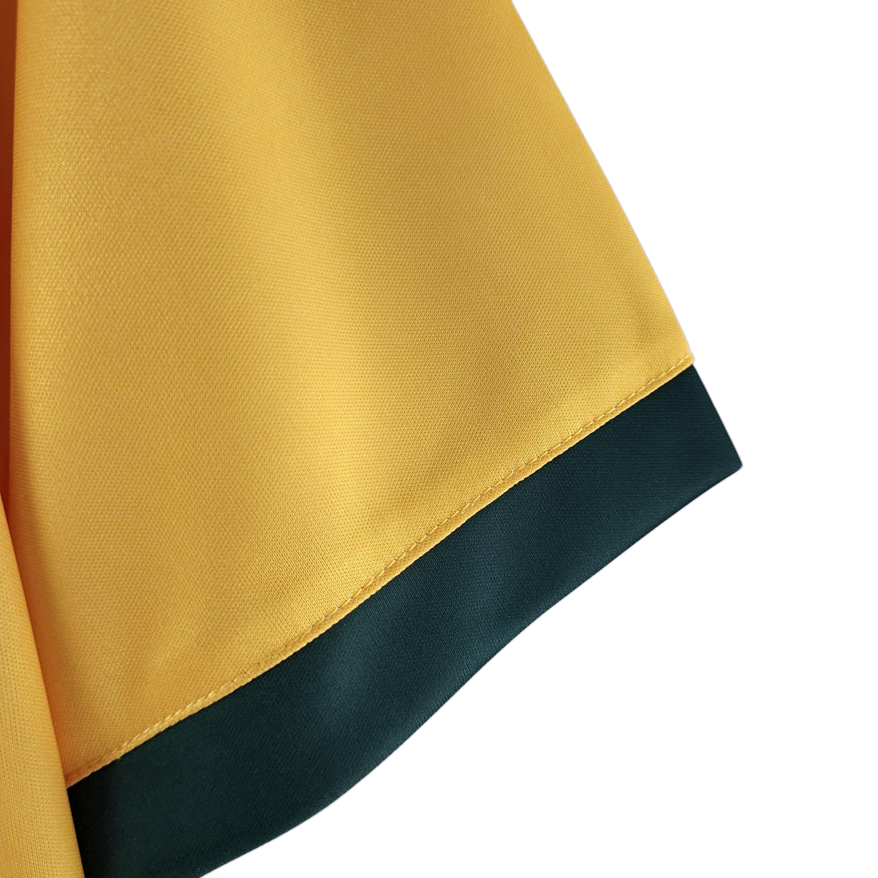 Retro  Brazil 1988 Home Yellow