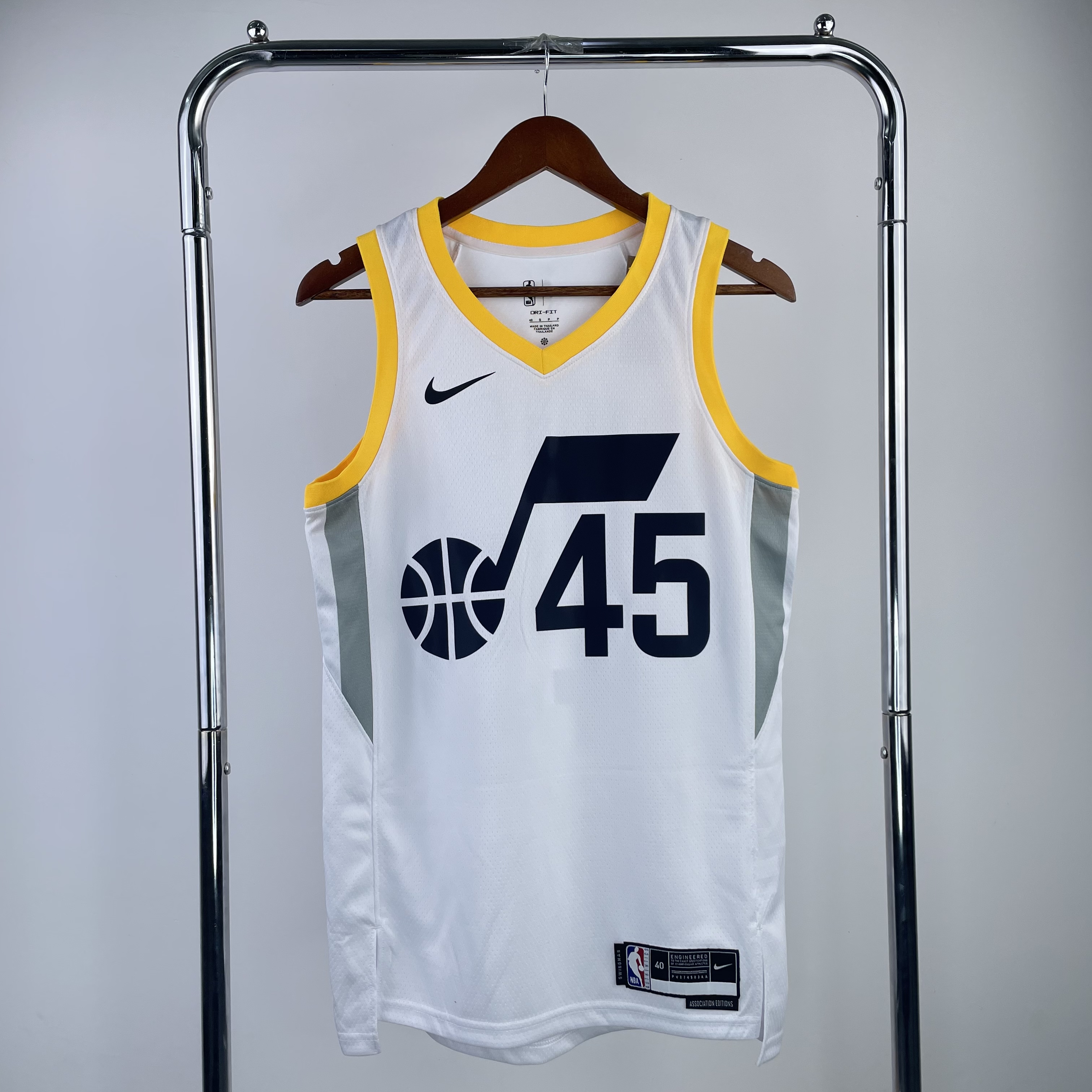 23 Season UTAH JAZZ Home White  No.45 Mitchell