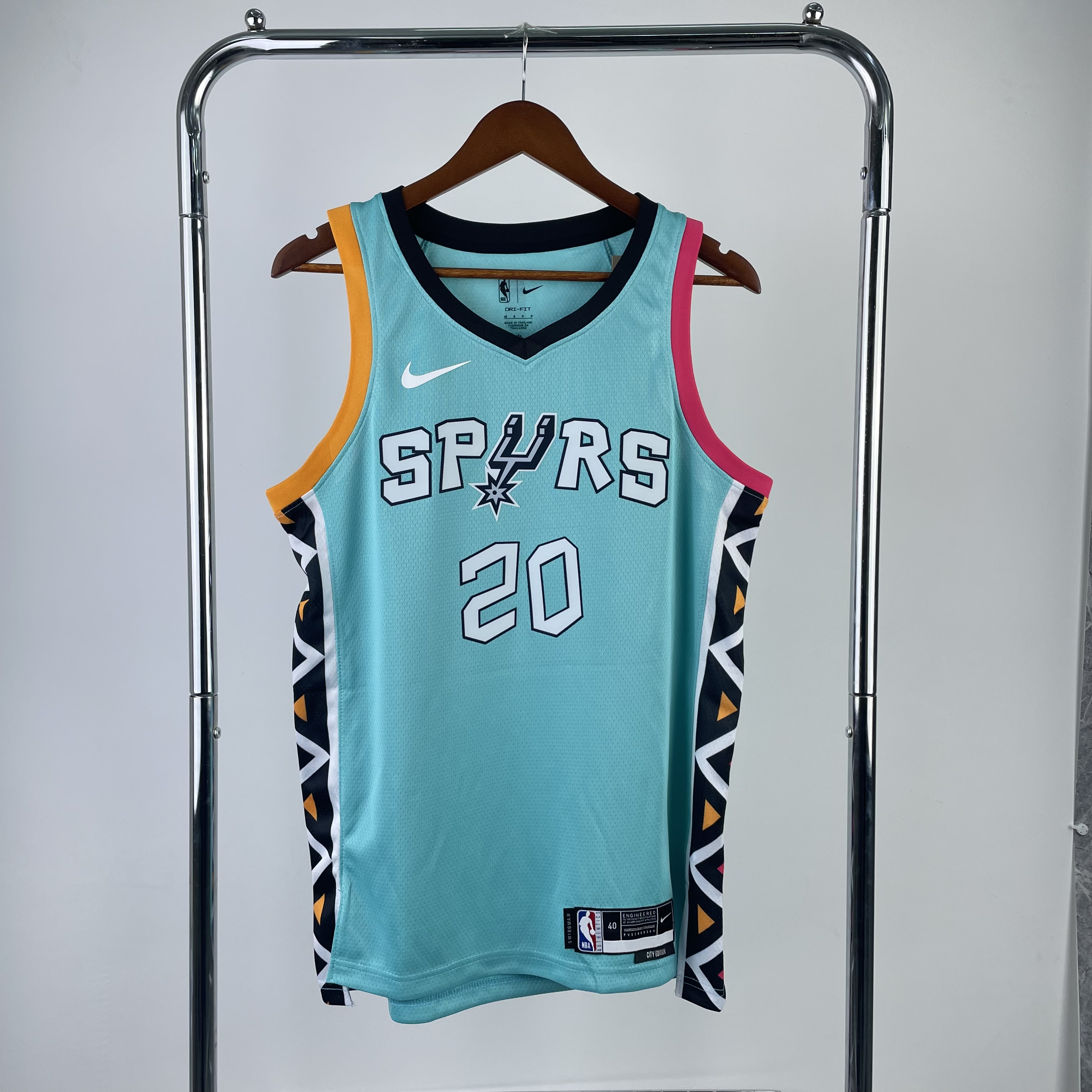 23 Season SAN ANTONIO SPURS City Edition  #20 ginobili