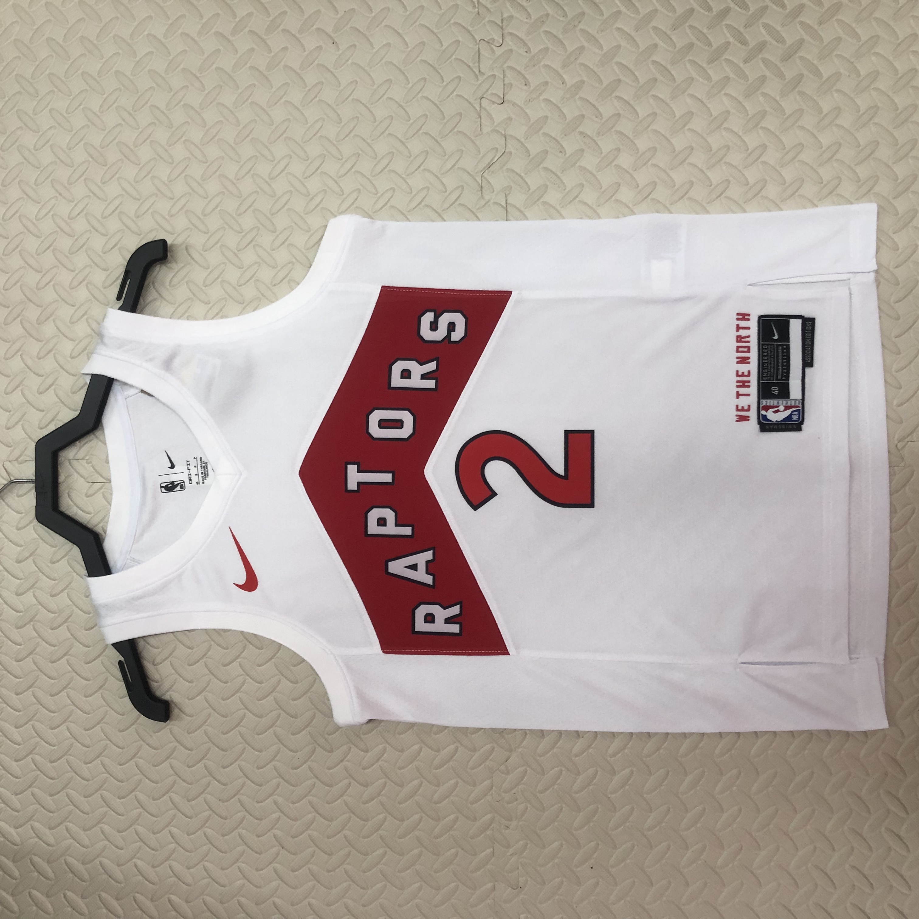 23 Season Toronto Raptors Home White  No.2 Leonard