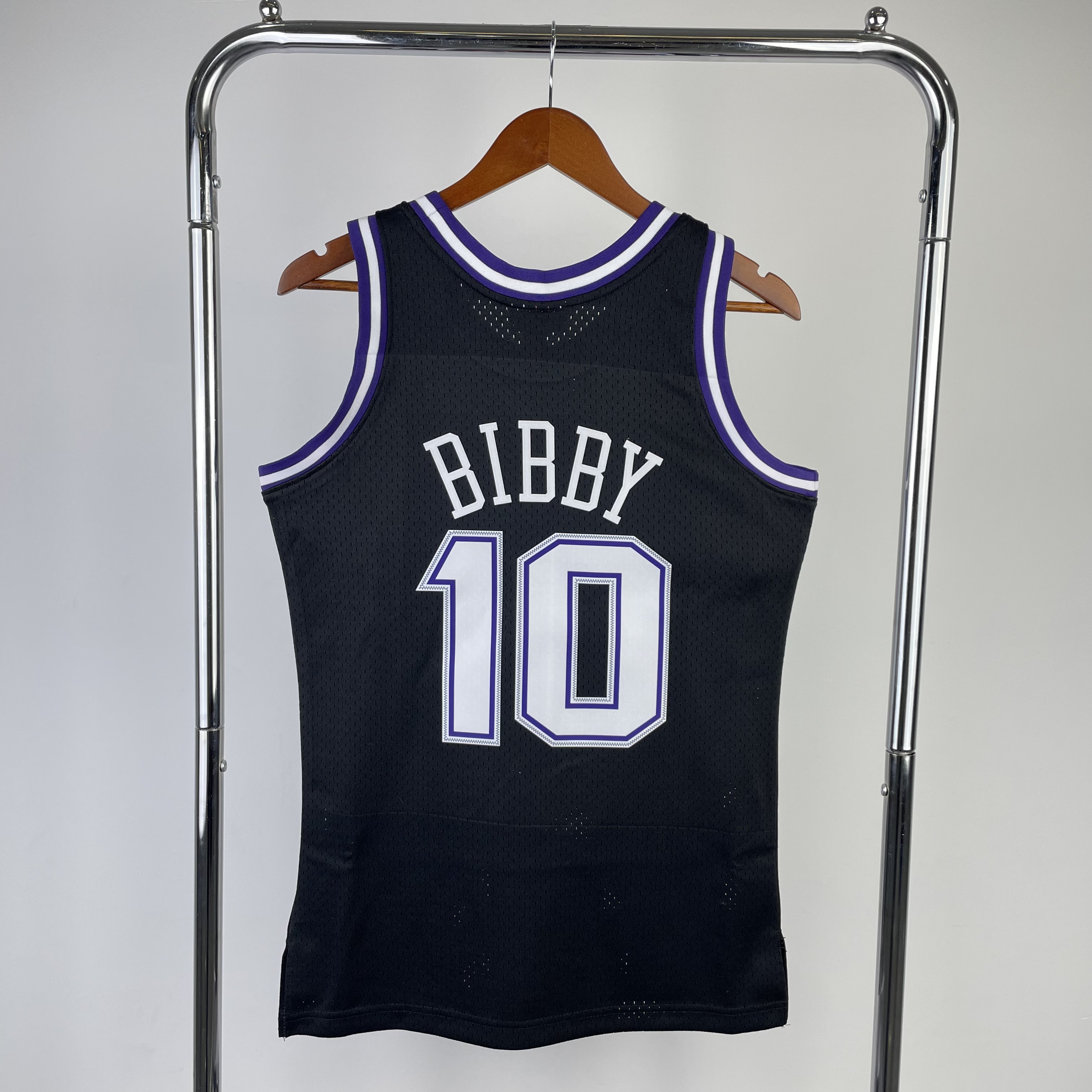 MN Heat Press Retro: Sacramento Kings 01 Season Blue No.10 BIBBY