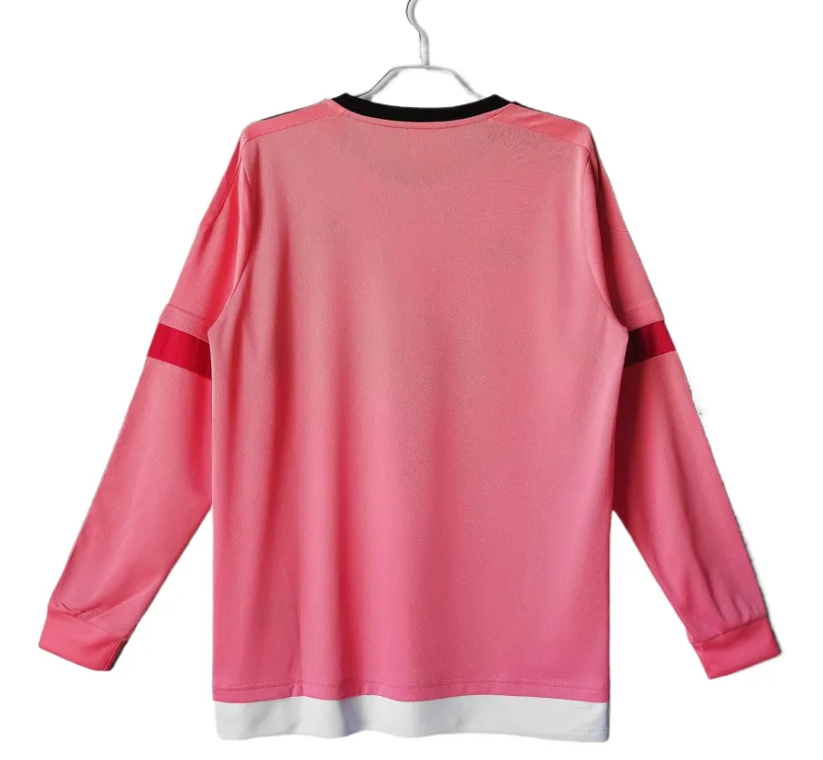 Retro  Juventus 2015/16 Away Long Sleeves Pink