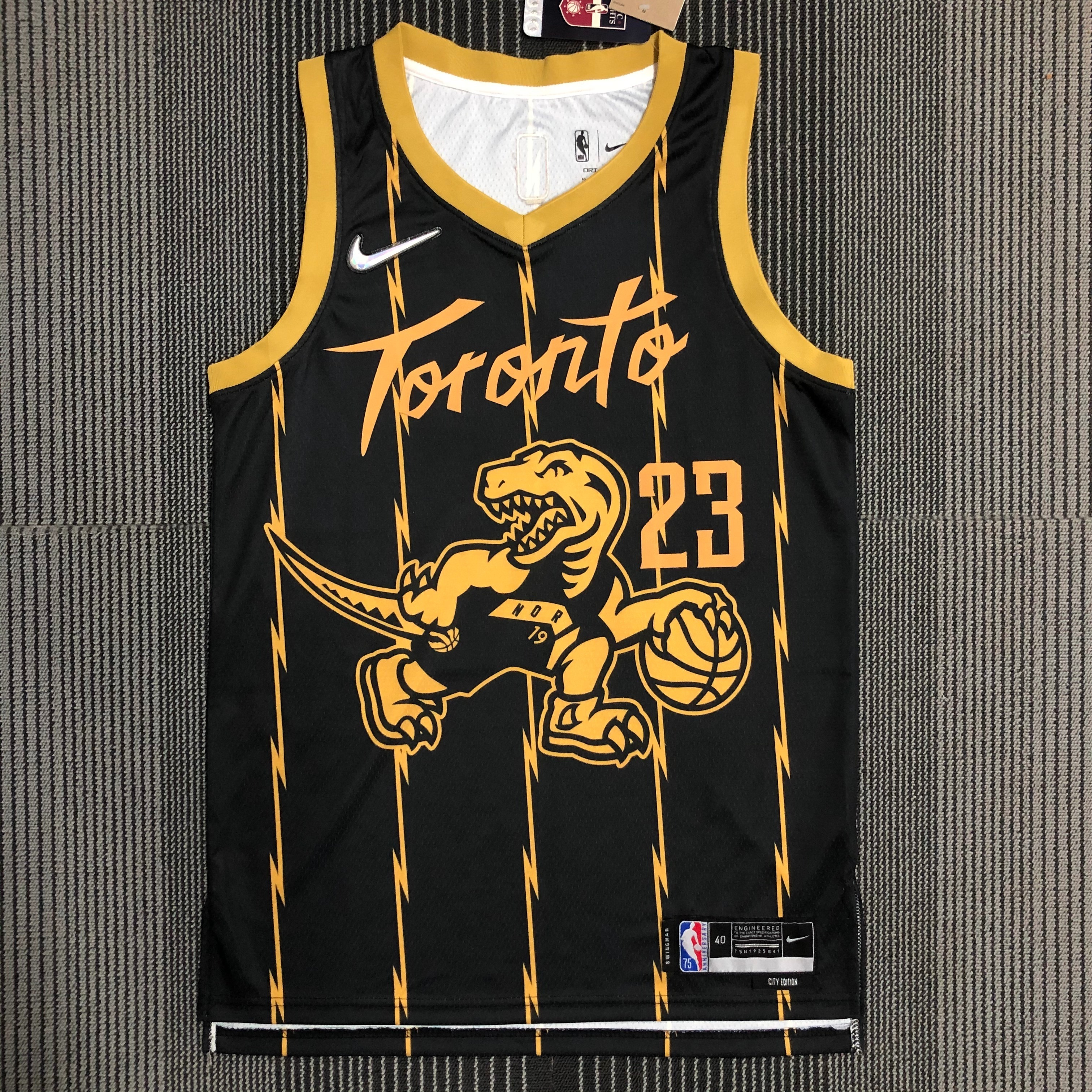 22 Season Toronto Raptors City Version  No.23 Vanvleet