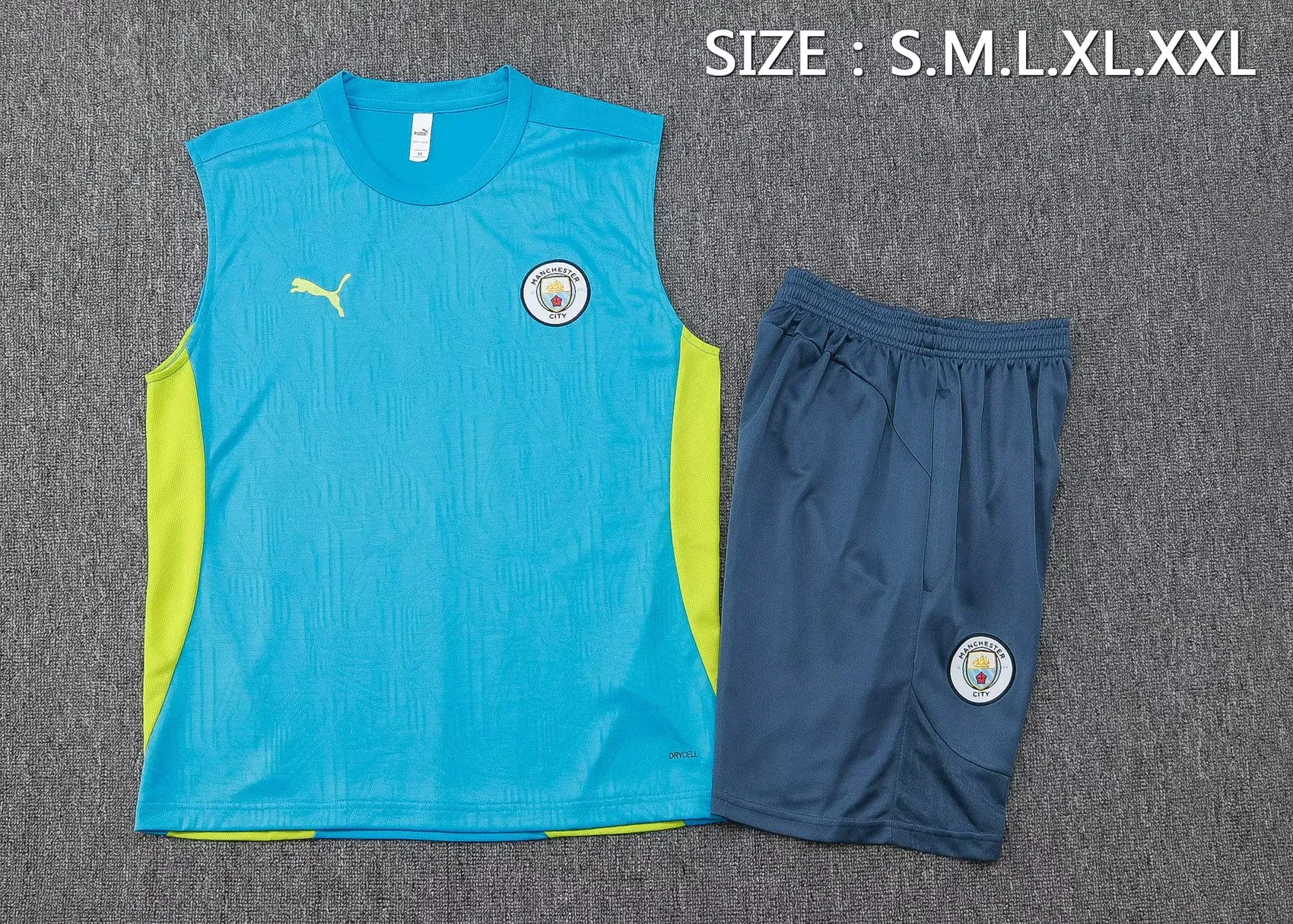 Manchester City Sleevesless Training Suit D1289