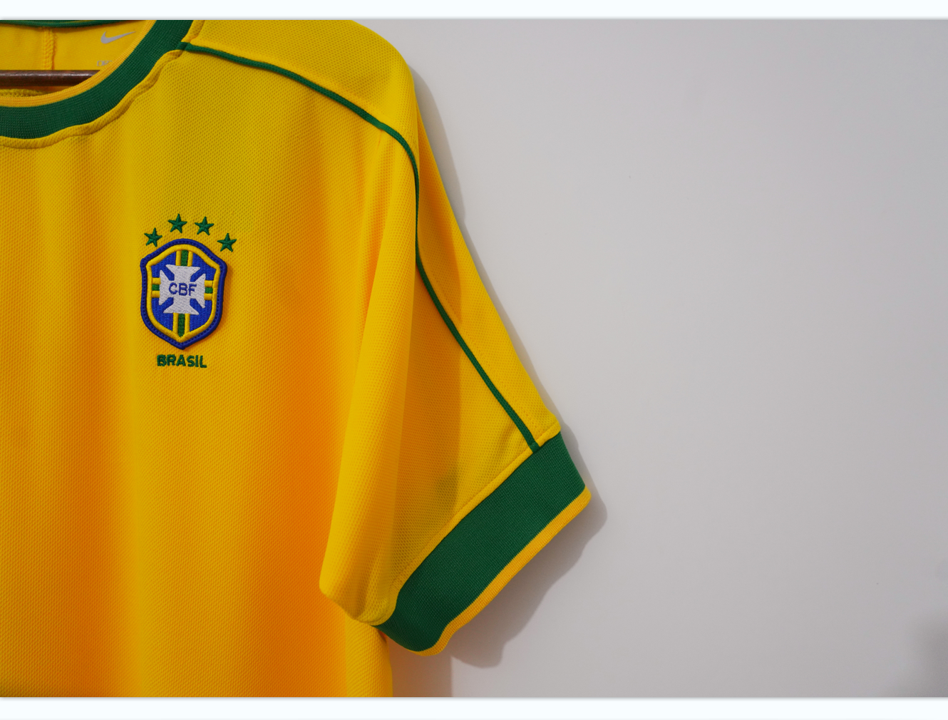 Retro Brazil 1998 Home Kit S-4XL
