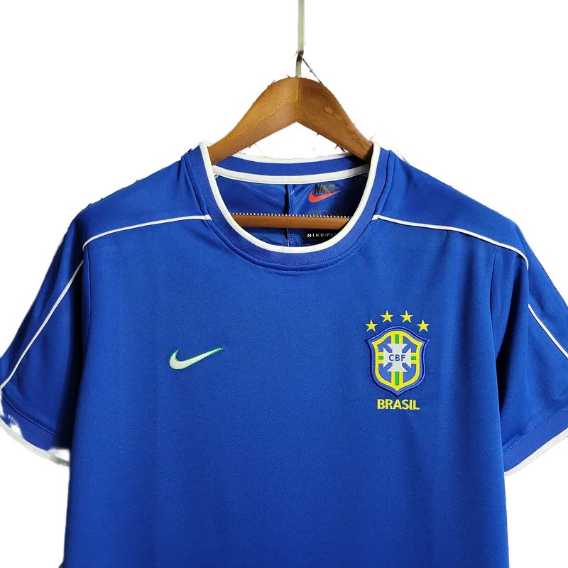 Retro  Brazil 1998 Away Blue