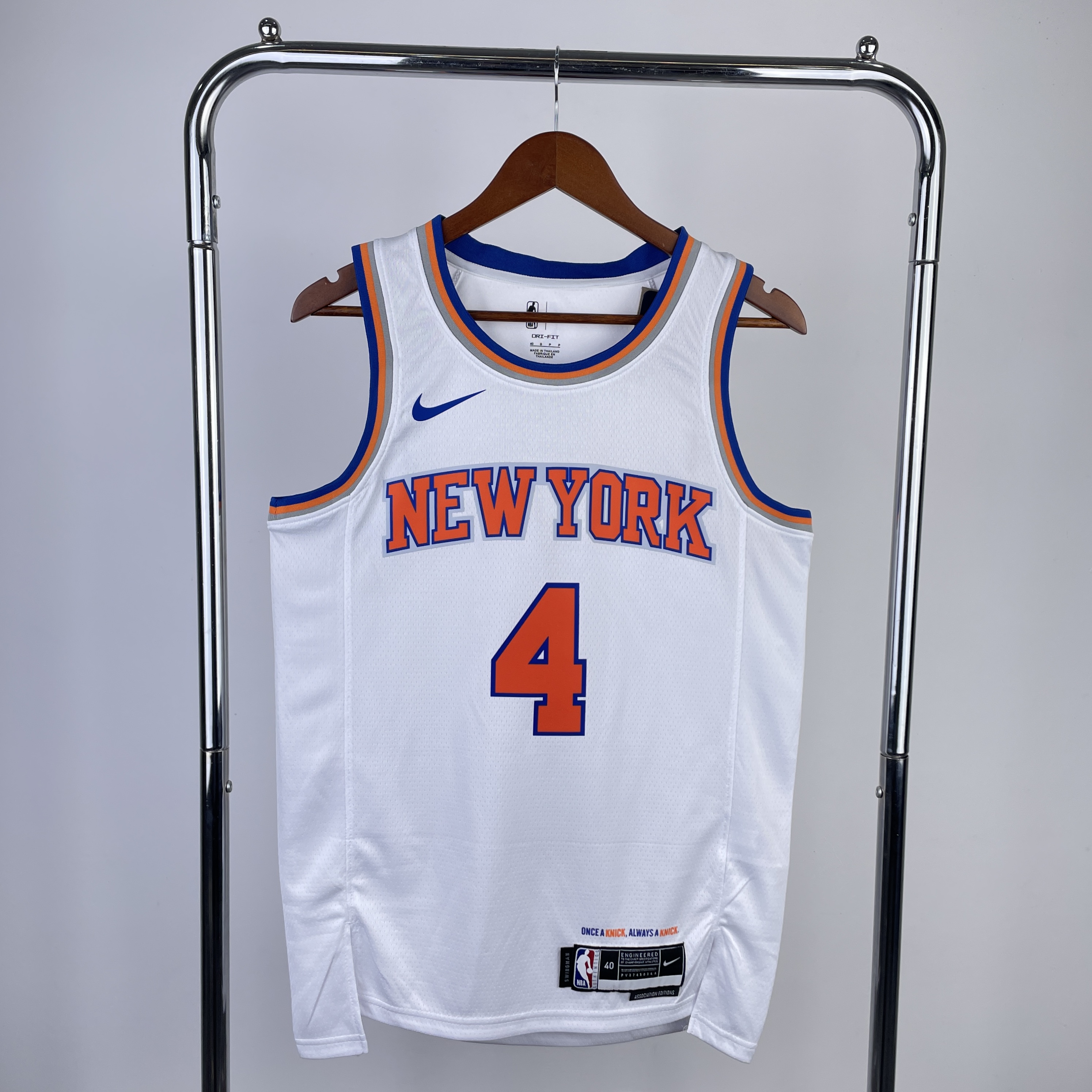 23 season Knicks White  No.4 S-XXL