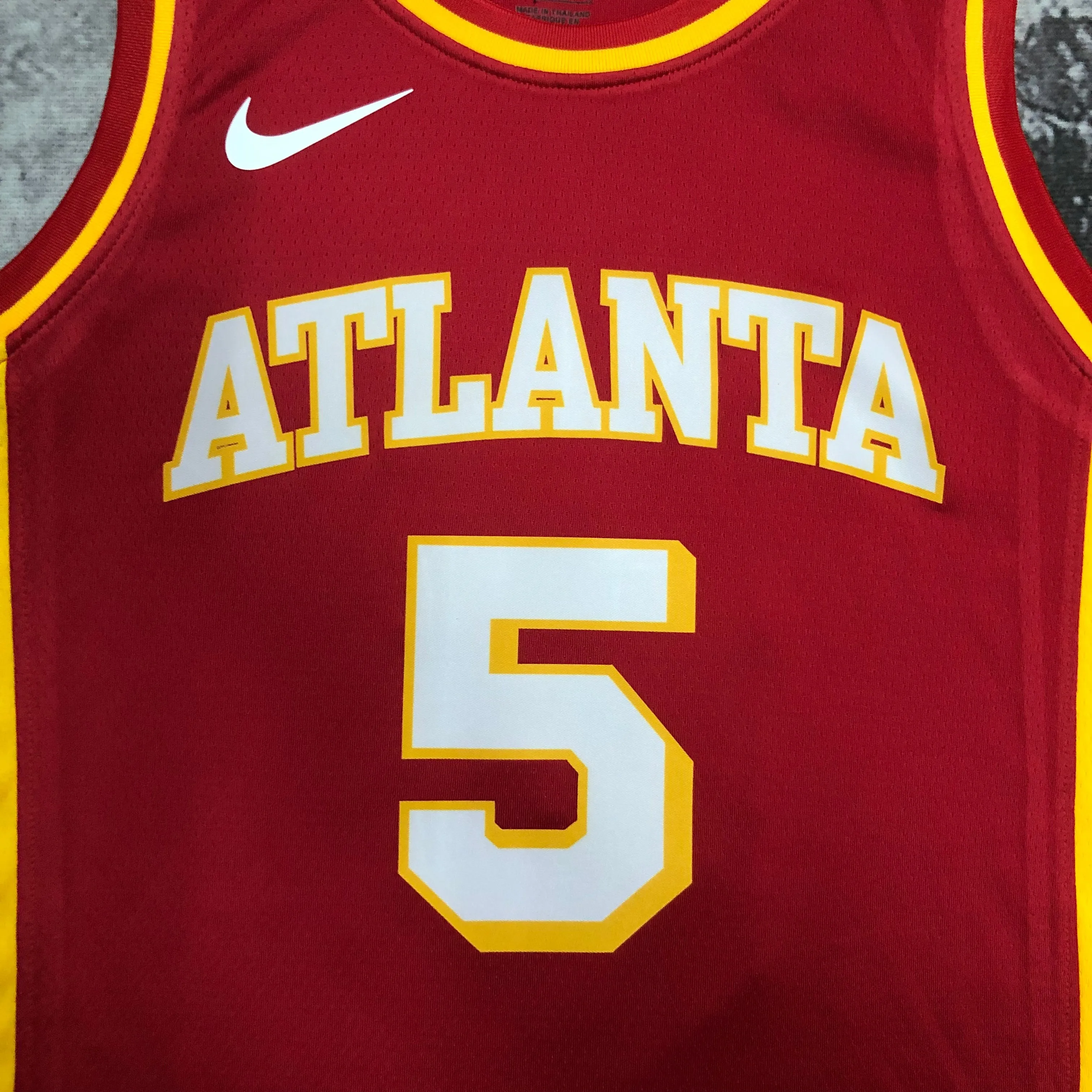 Atlanta Hawks Red  #5 Murray