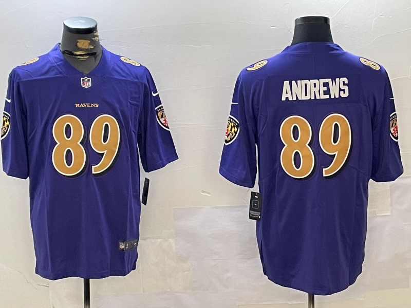 Baltimore Ravens #89 Purple