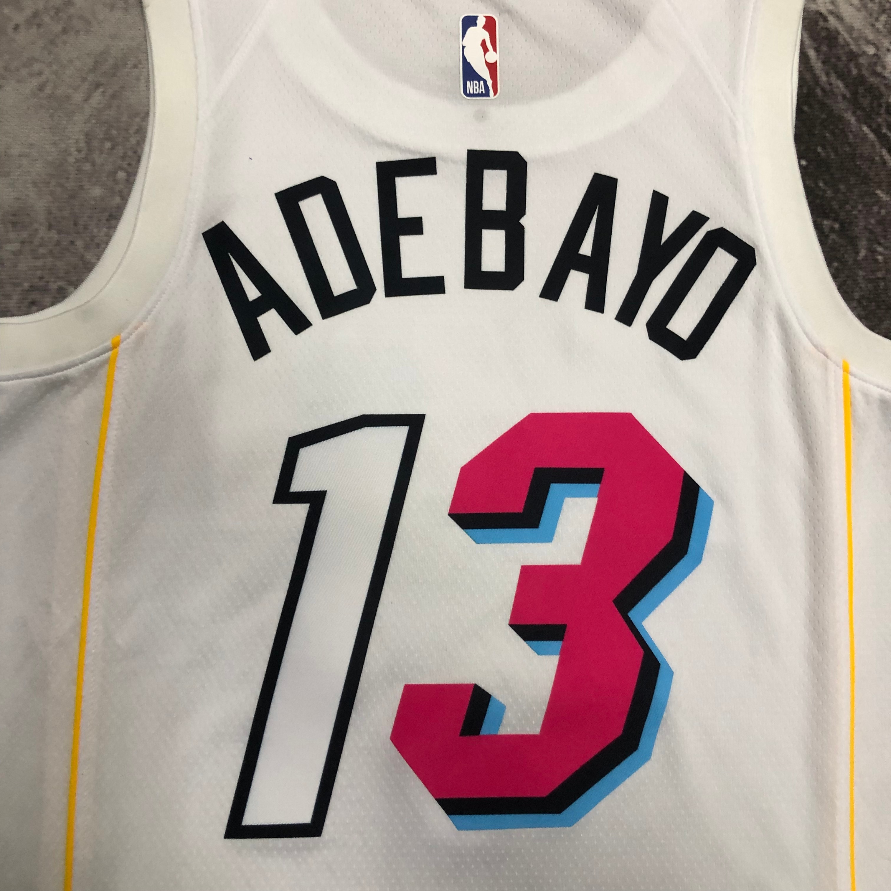 23 Season Miami Heat City Edition  No.13 Aderayo