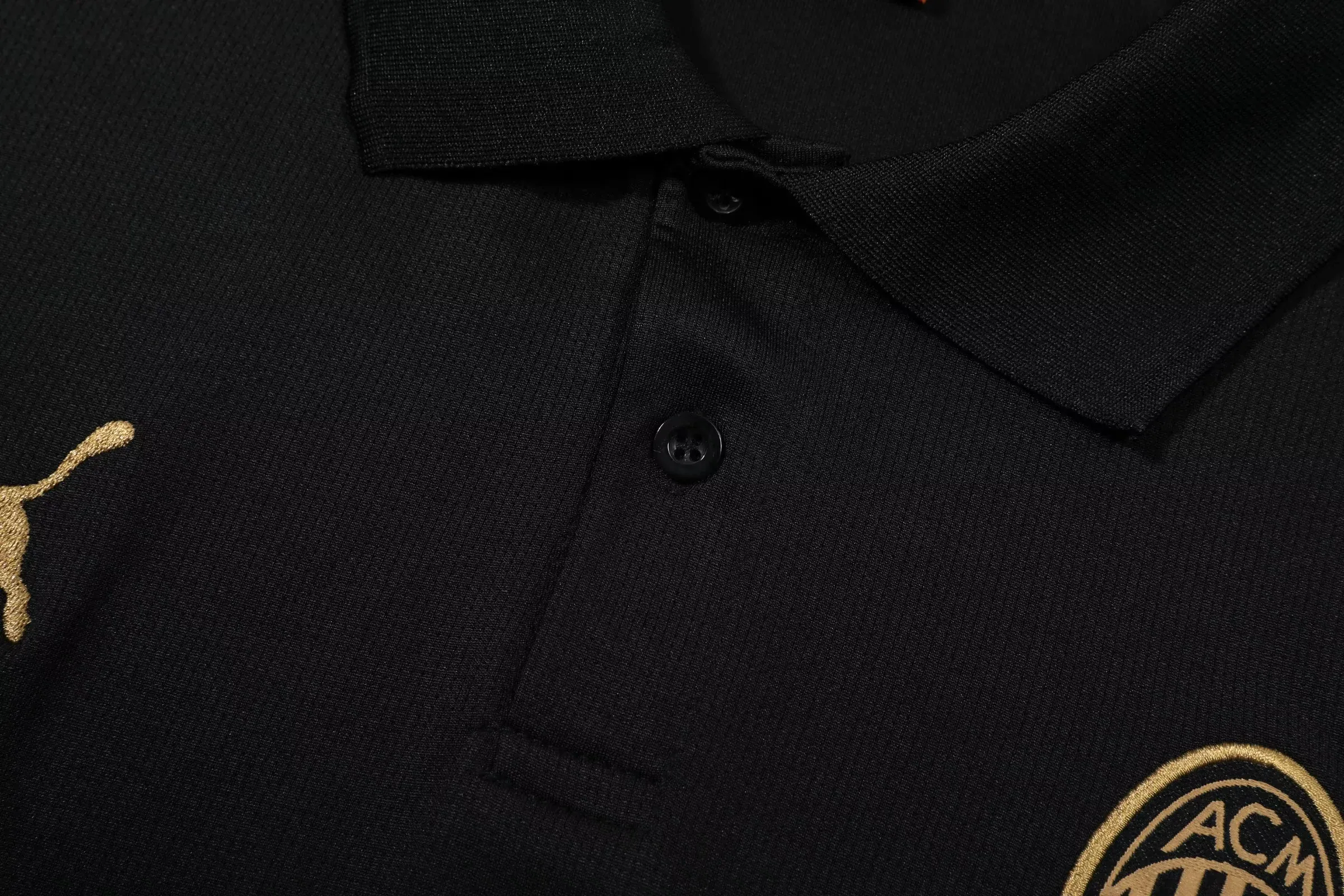 AC Milan Short Sleeves Long Pants Black