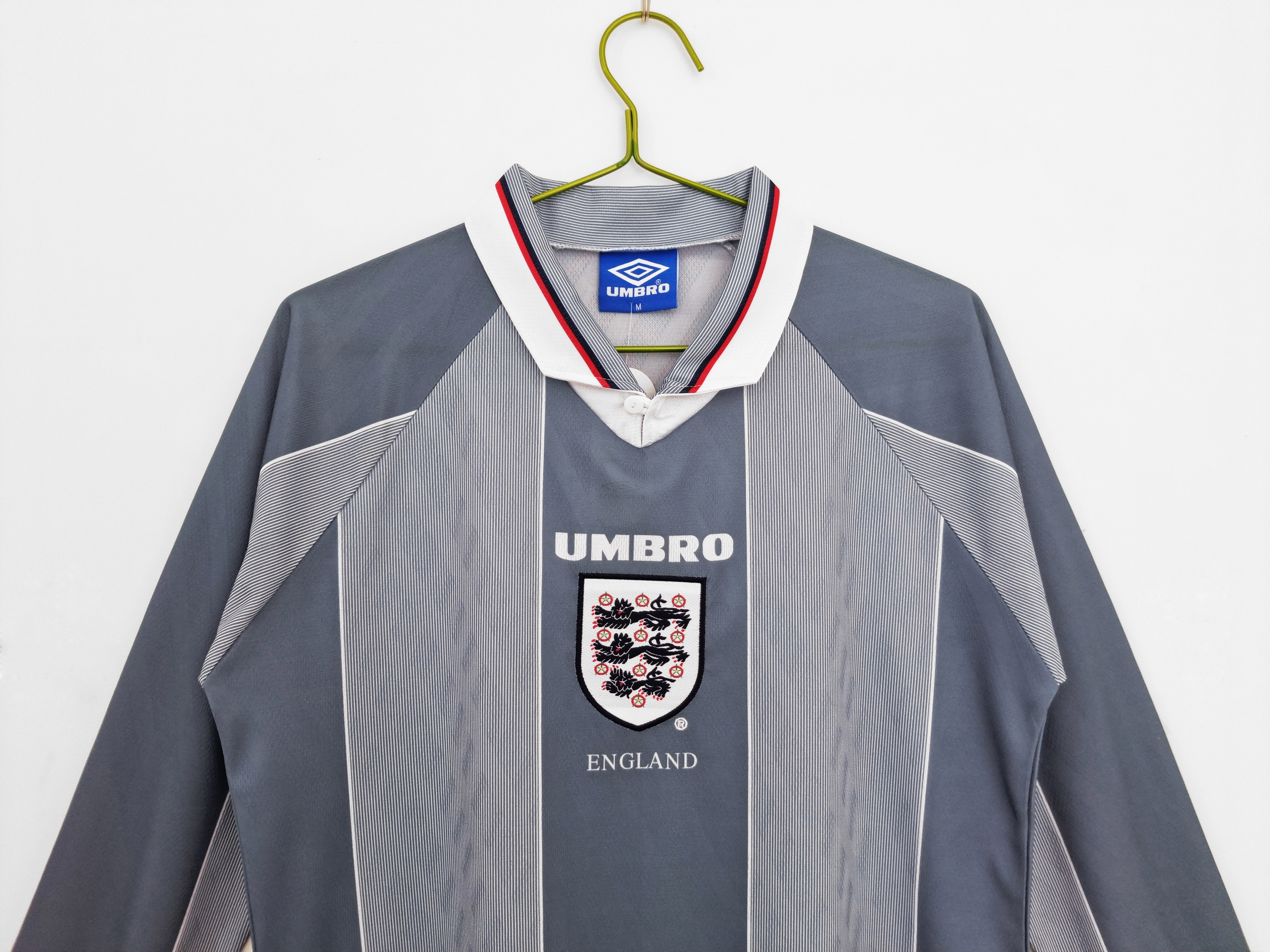 Retro  1996 England Away Long Sleeves