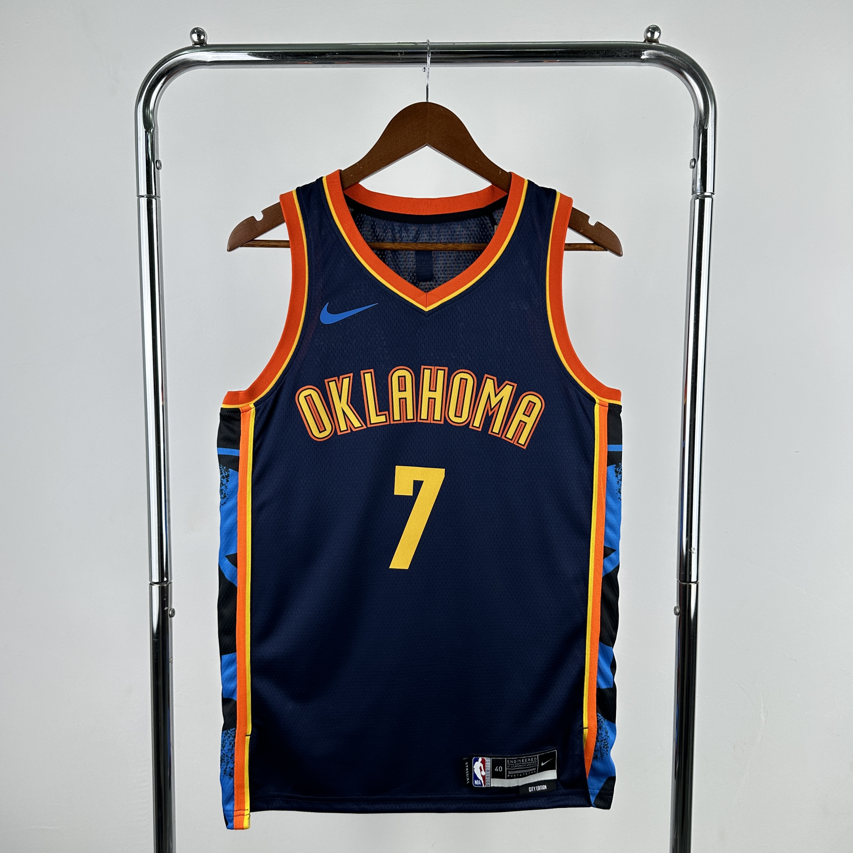 25 Season Oklahoma City Thunder City Edition #7 NHOLMGREN