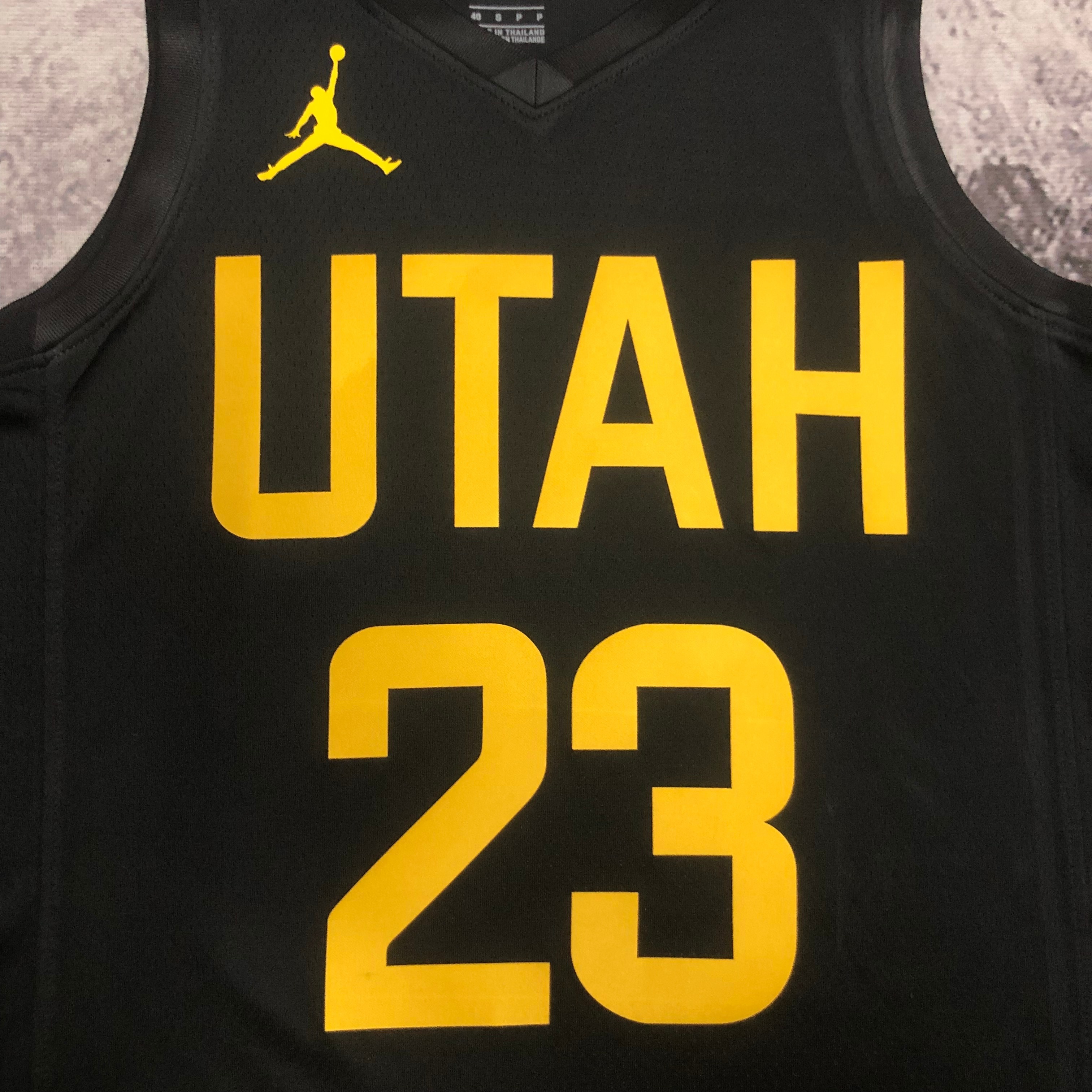 23 Season UTAH JAZZ Flyer lack  No.23 Markkanen