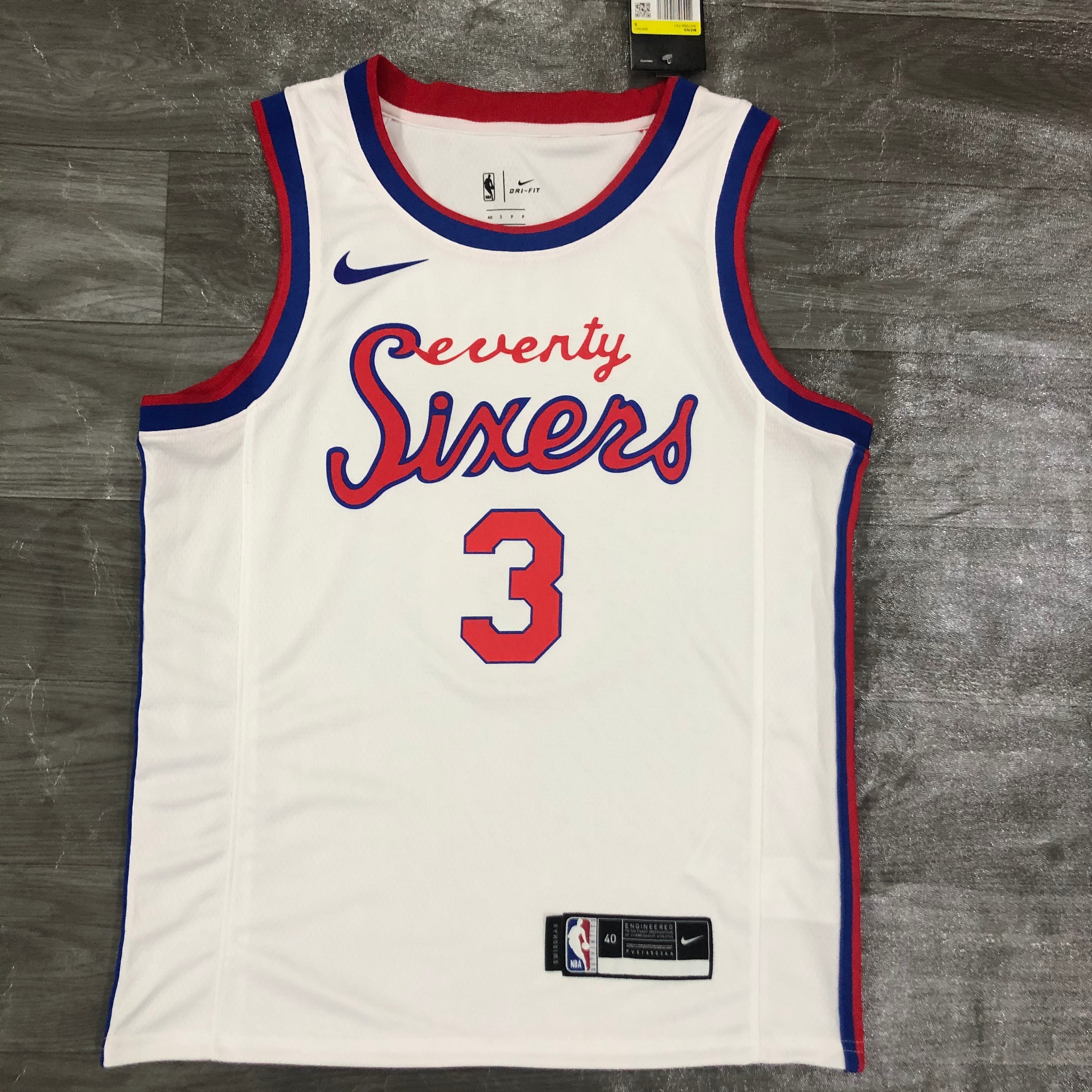 21 Season Philadelphia 76ers Limited White  #3