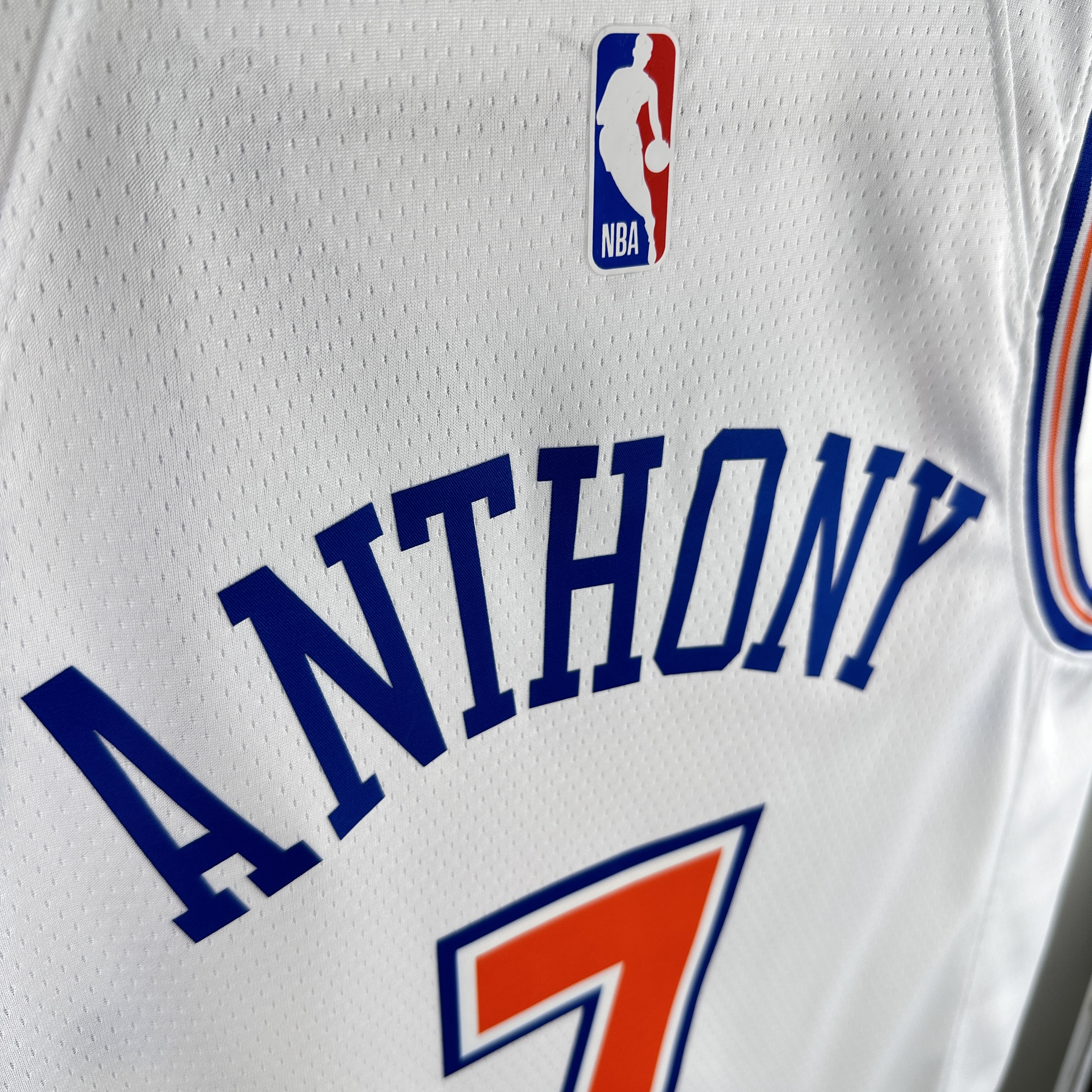 19 season New York Knicks White   No.7