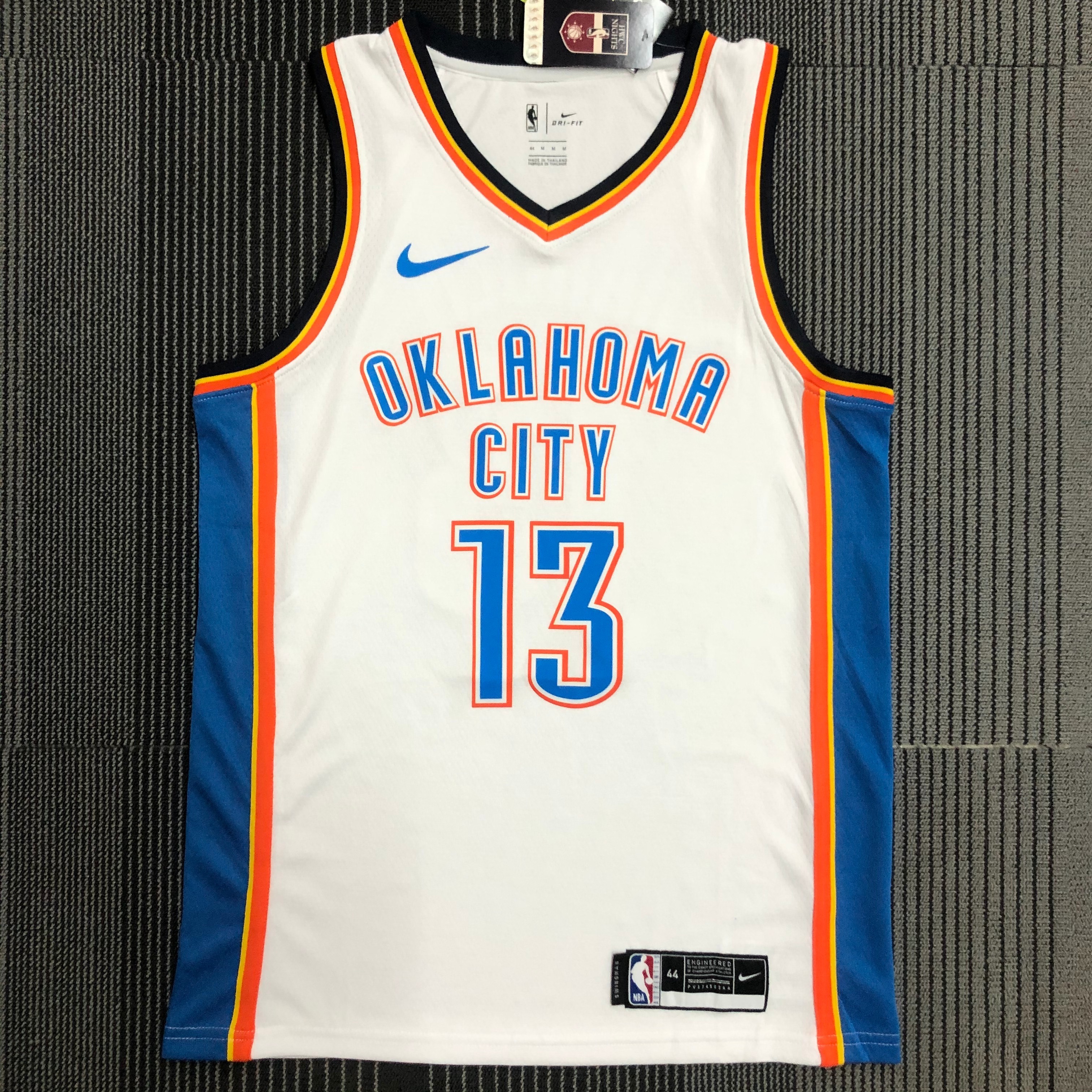 Oklahoma City Thunder White  No.13 George