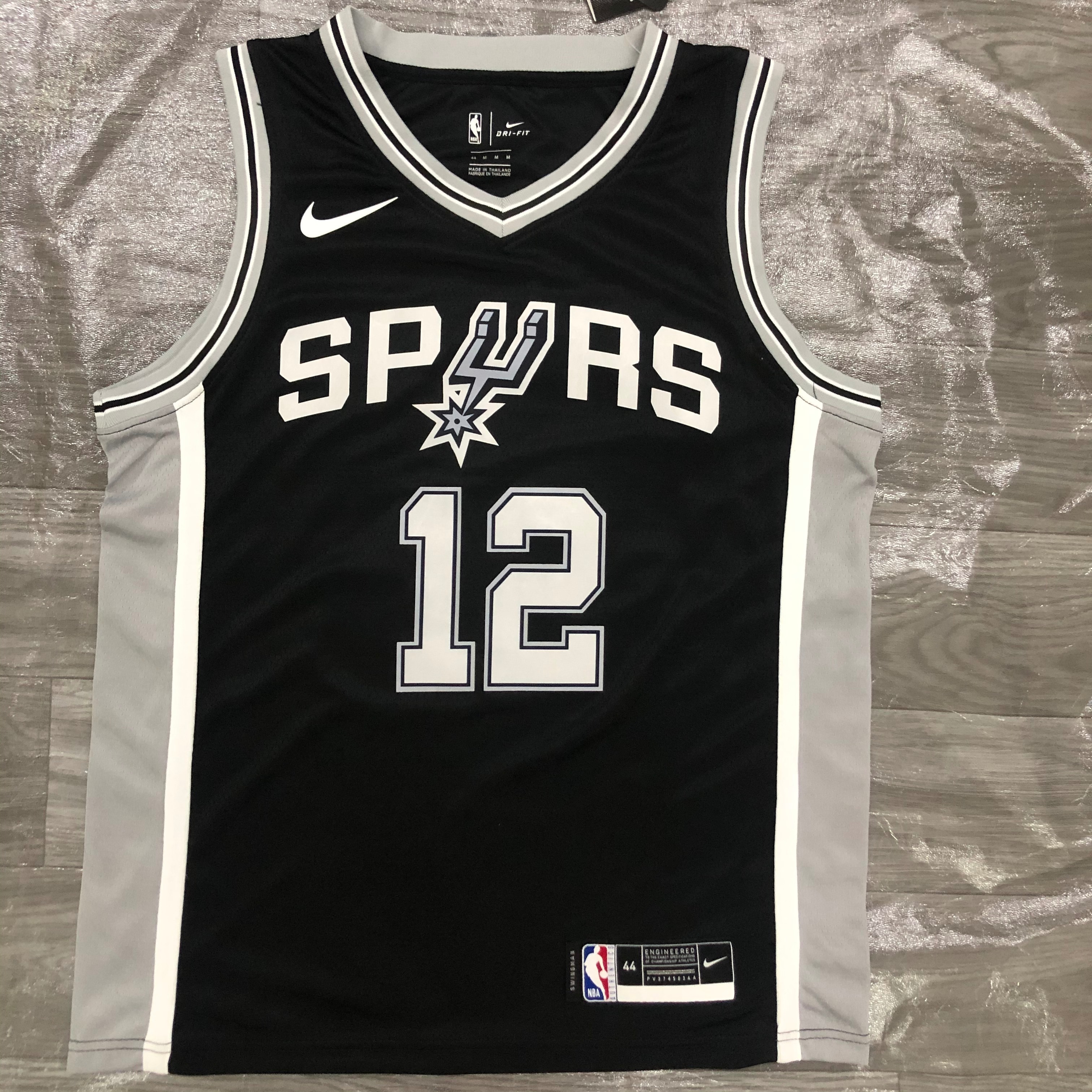 SAN ANTONIO SPURS BLACK  #12
