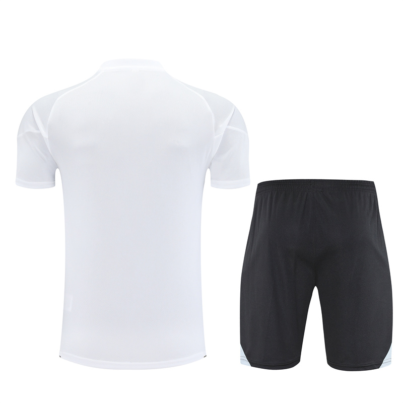 Adult/ Kids 2526 Short Sleeves Training suit White