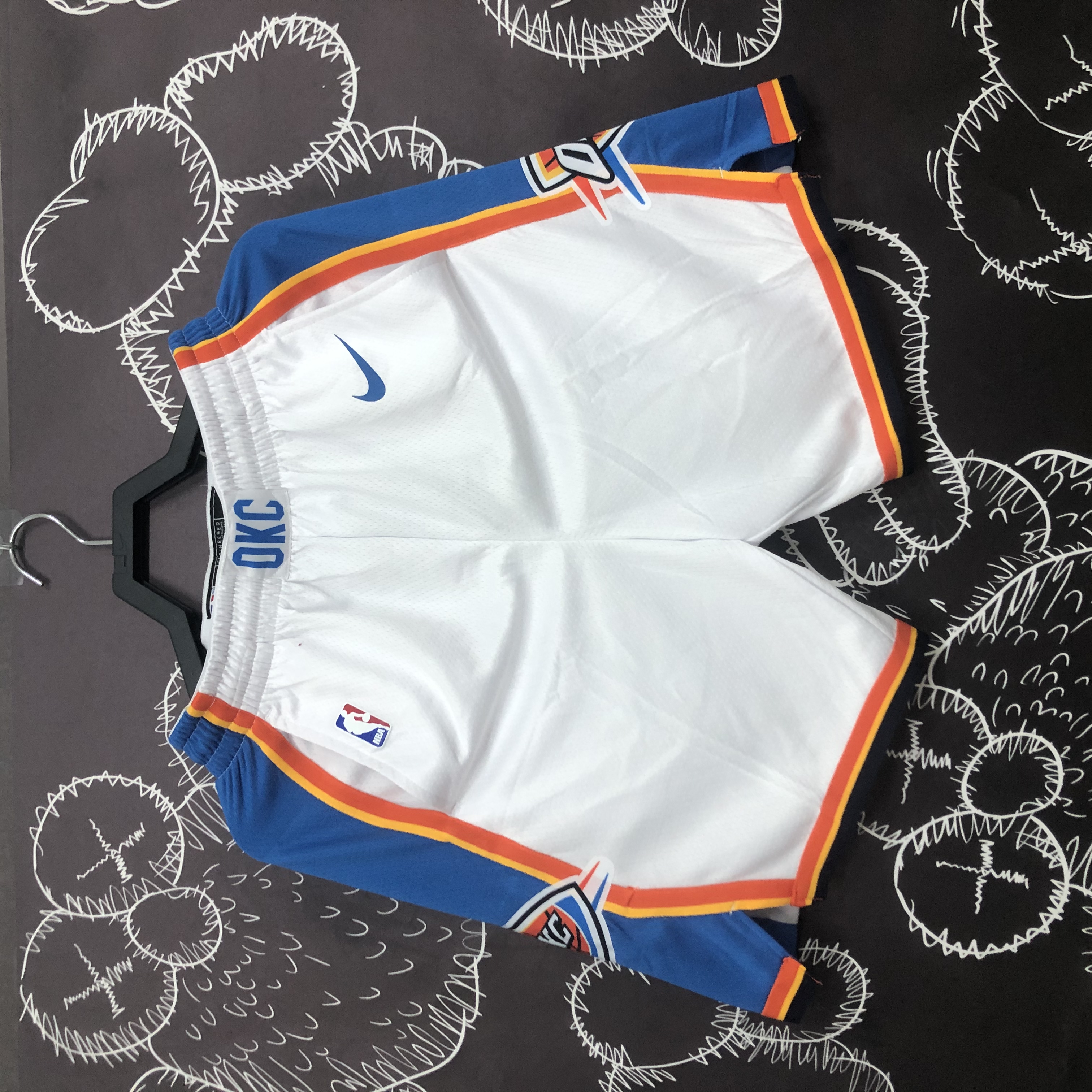 Oklahoma City Thunder WHITE SHORTS