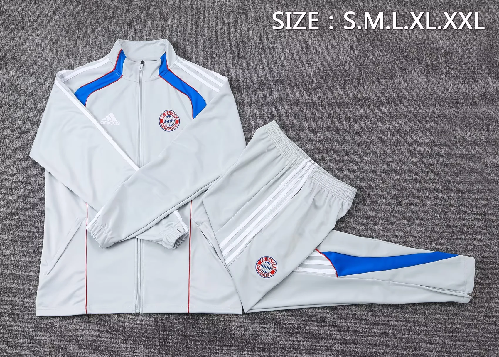 Adult/ Kids Bayern Full Zipper Training Suit A2552