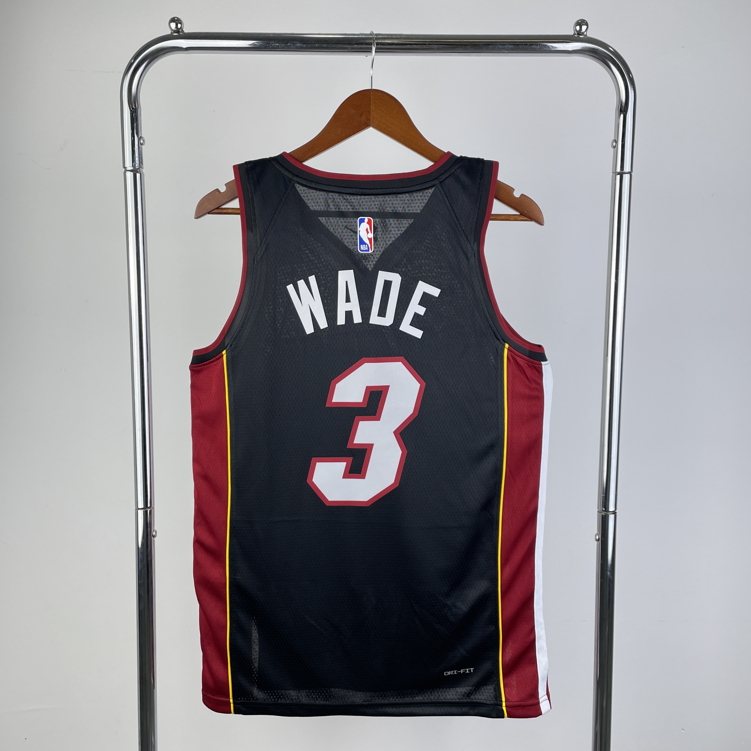 23 Season Miami Heat Black  No.3 Wade