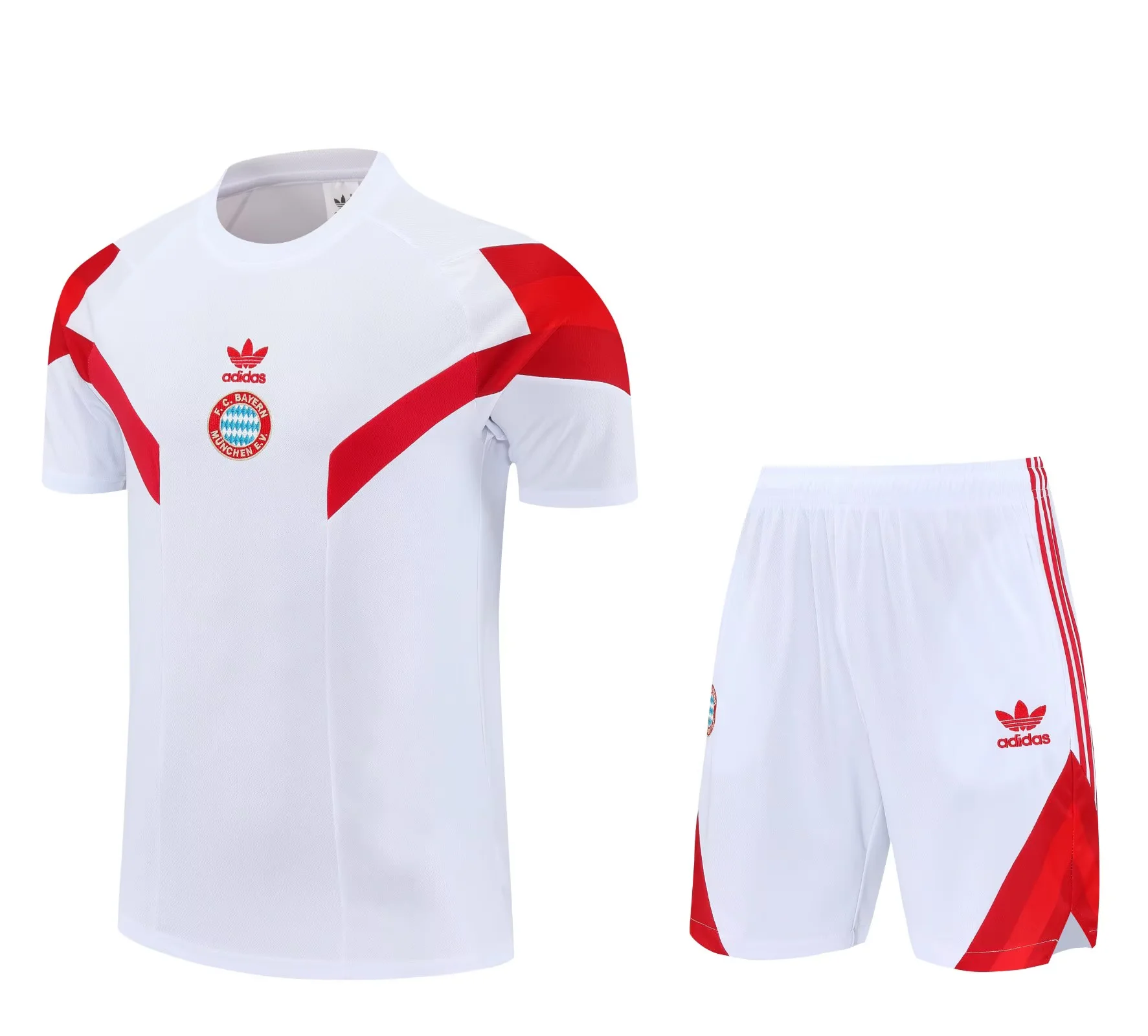 Bayern München 25/26 Short Sleeves Training suit White