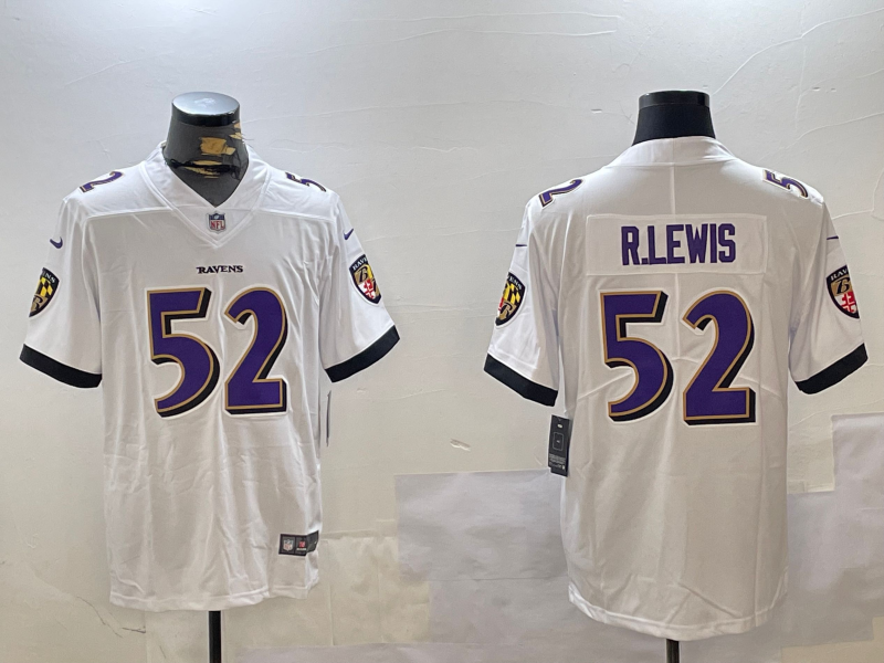 Baltimore Ravens #52 White