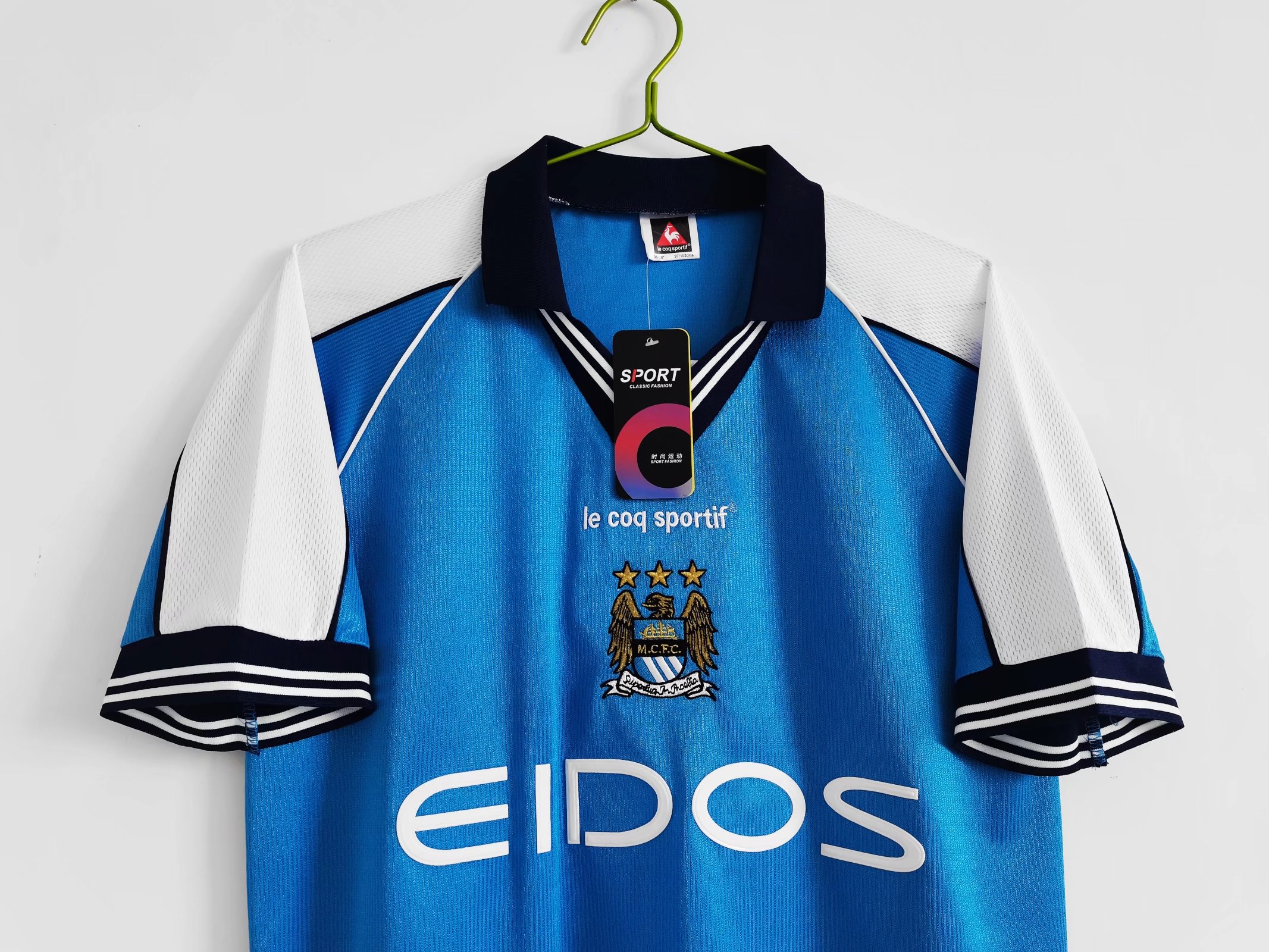 Retro Manchester City 99/01 Home Blue
